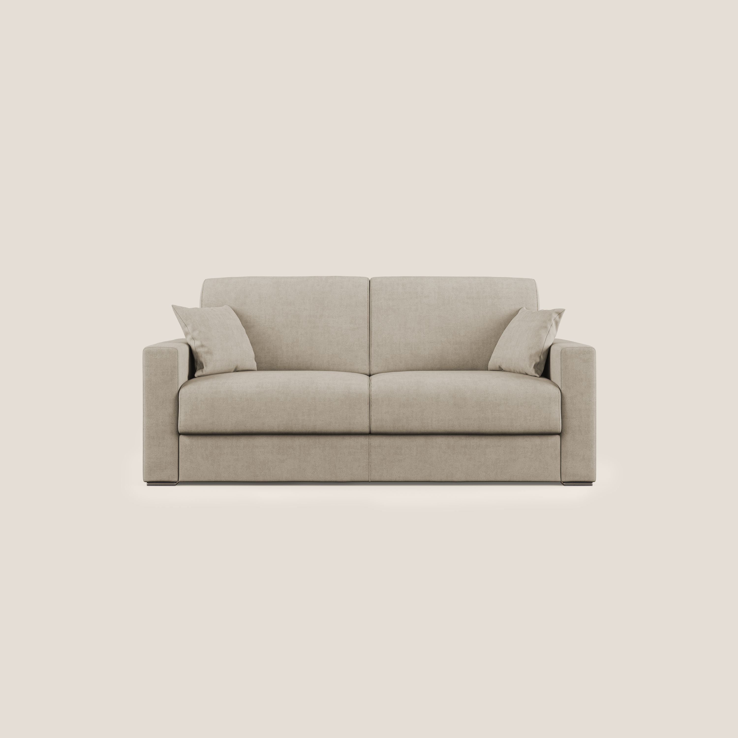 Best Divano letto matrimoniale in tessuto impermeabile T02 beige - divani.store