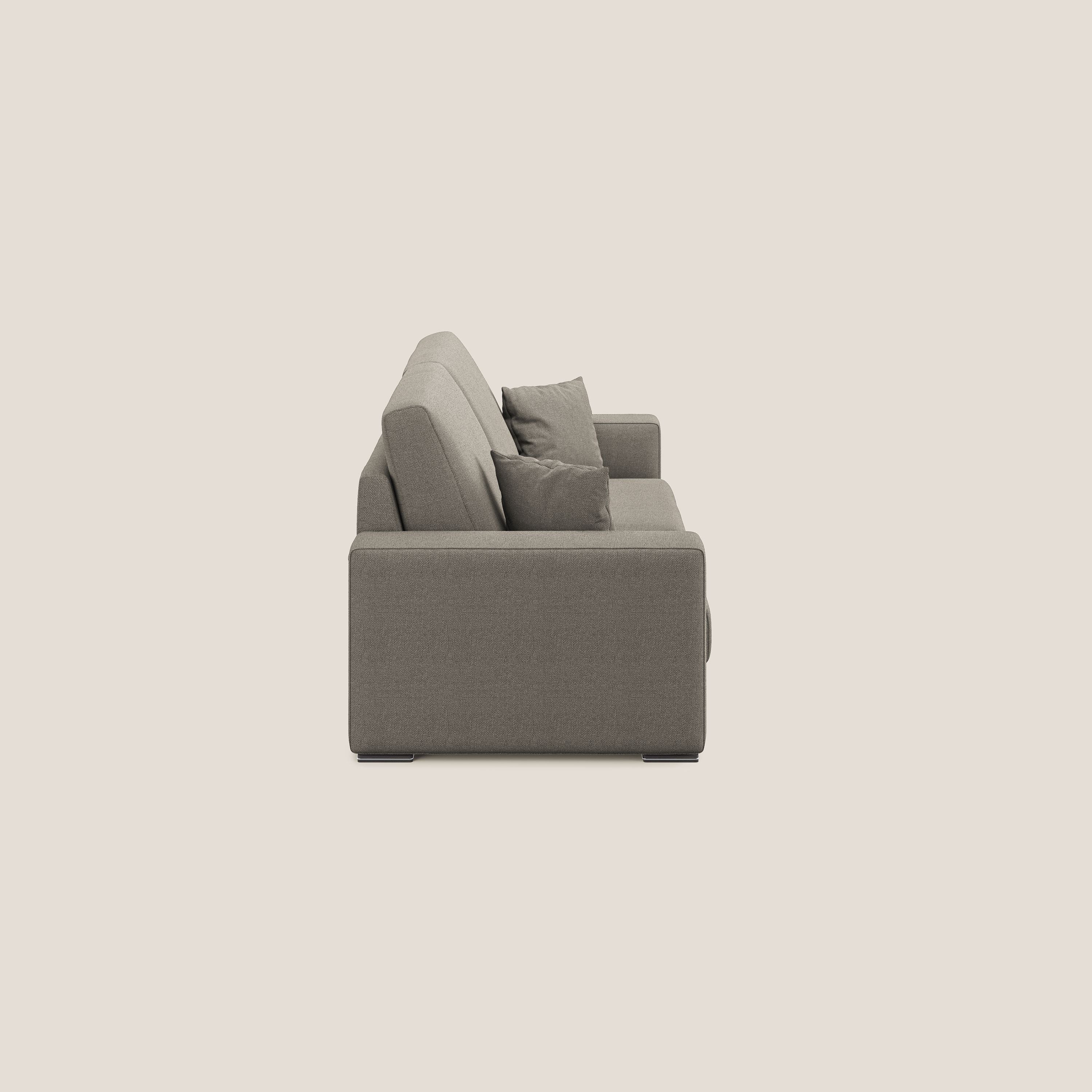 Marte divano in tessuto smacchiabile impermeabile T08 tortora - divani.store