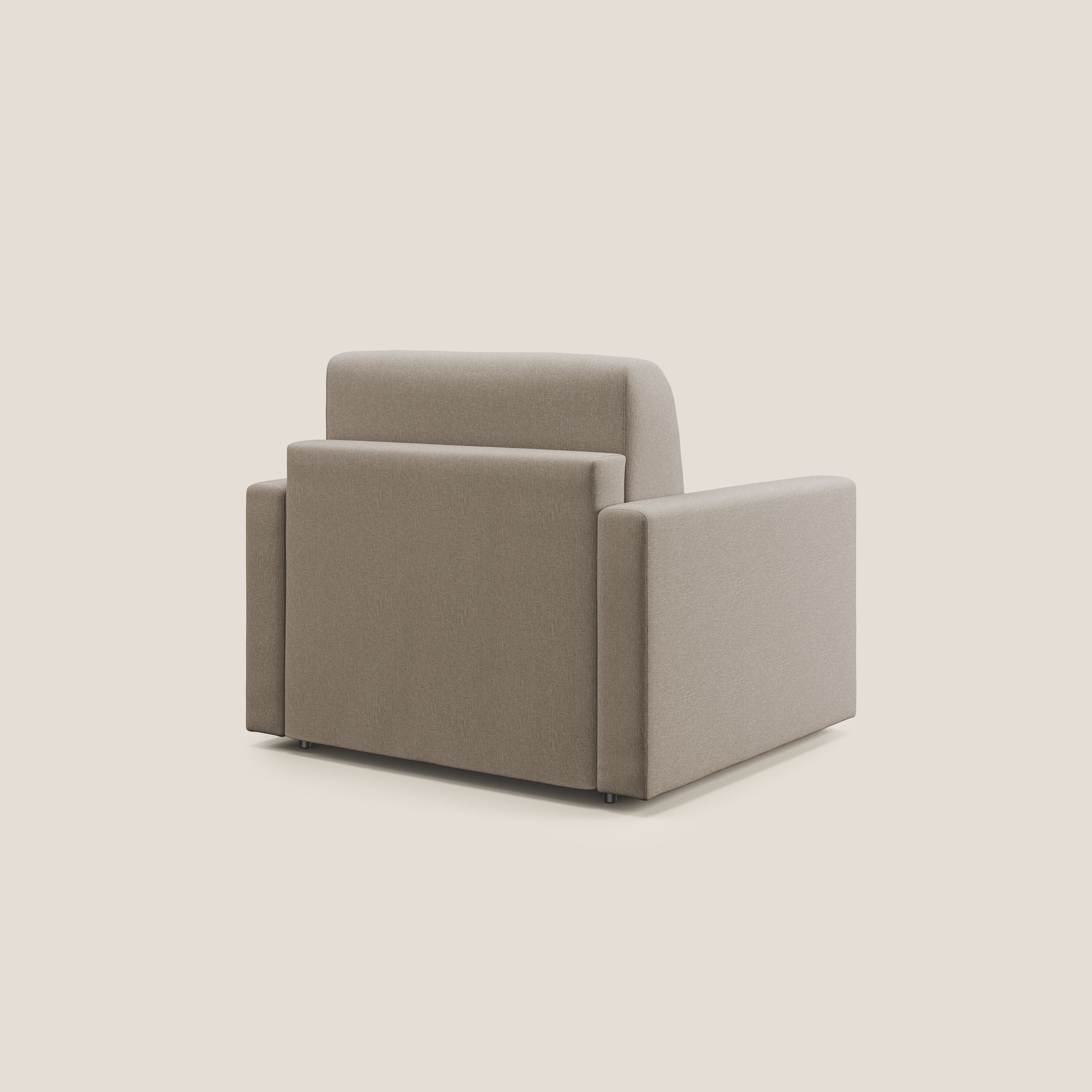 Chris poltrona letto in tessuto impermeabile T13 beige - divani.store