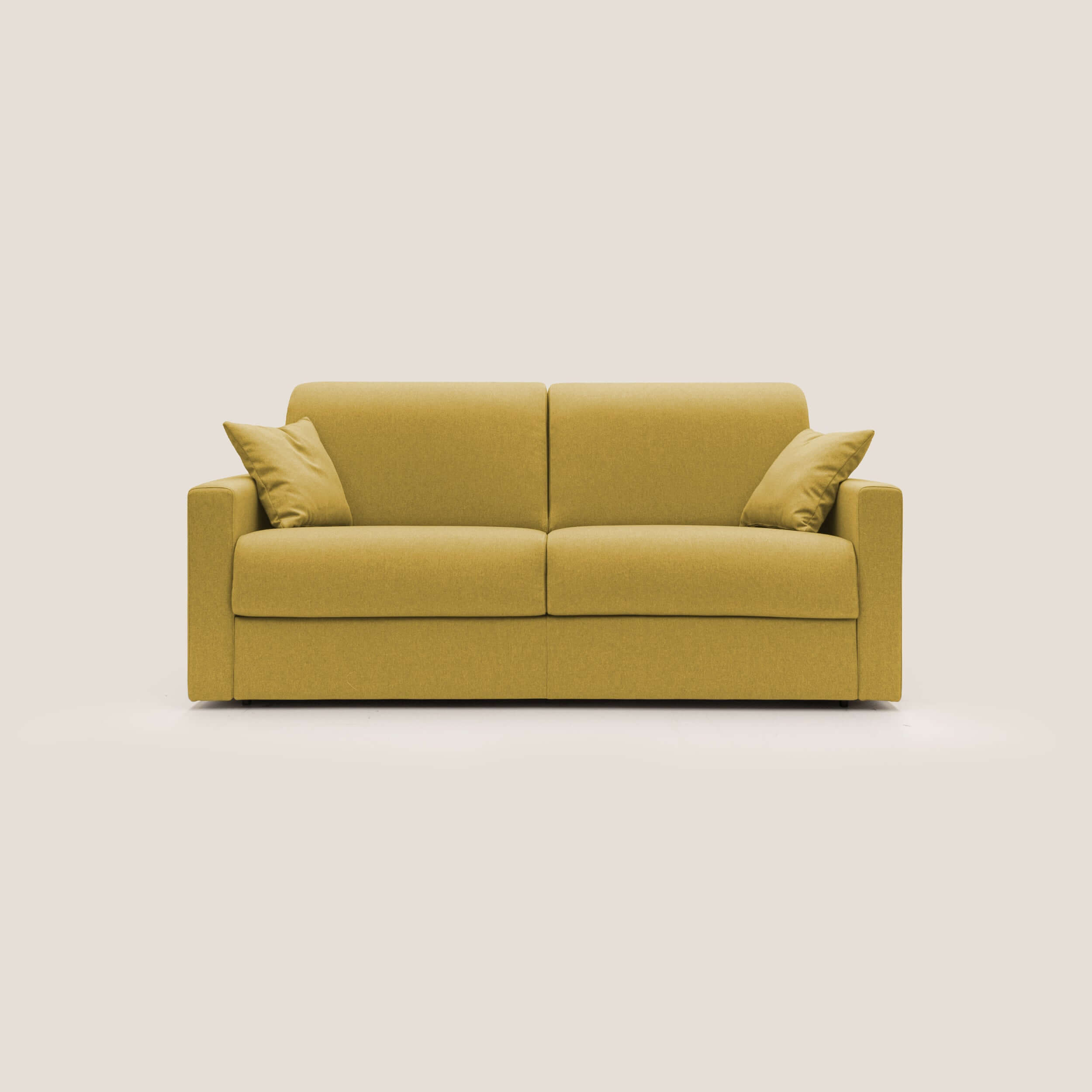 Canapé convertible LAYNE Tissu Jaune Canapé convertible LAYNE Tissu Jaune