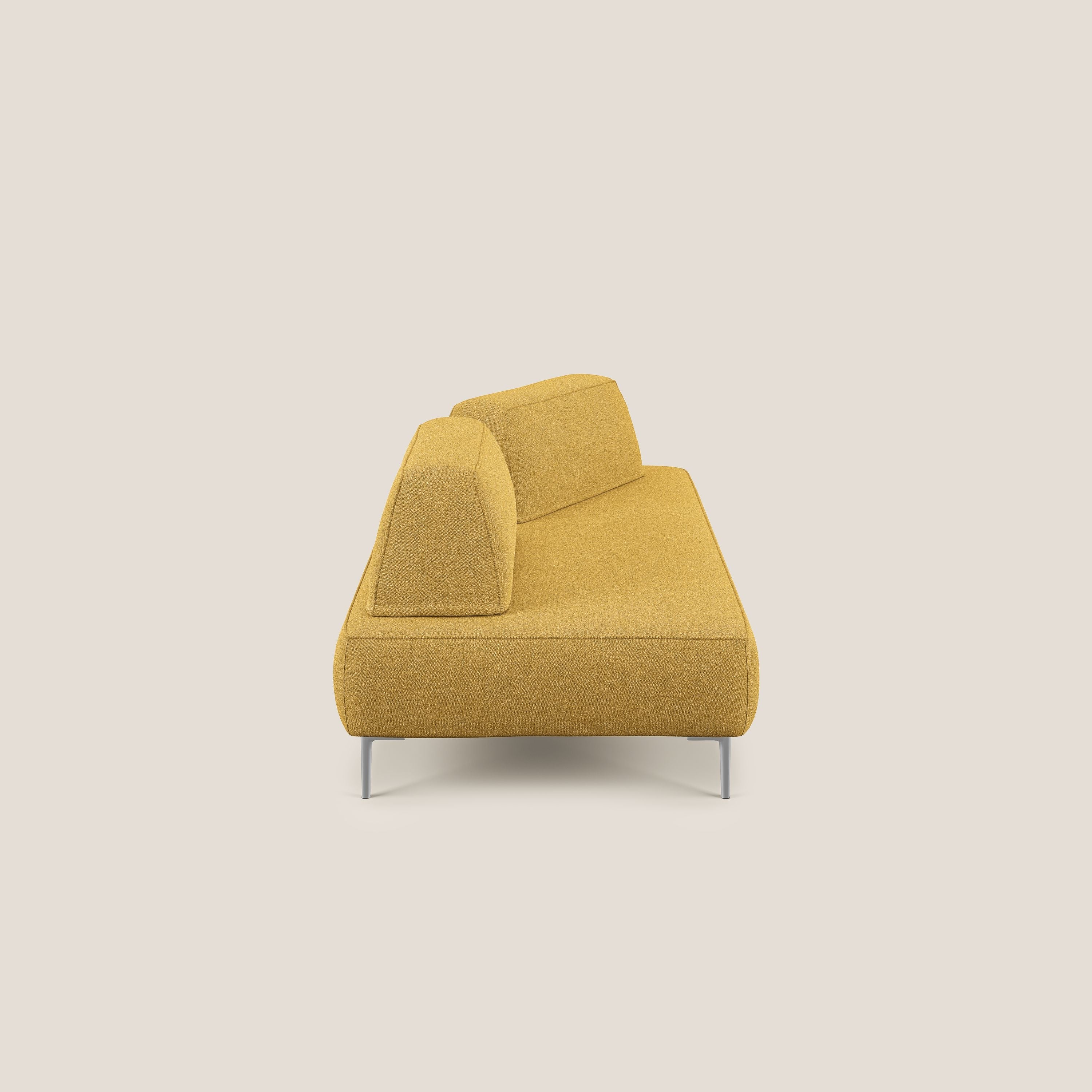 Newton divano modulare con schienali movibili T07 giallo - divani.store