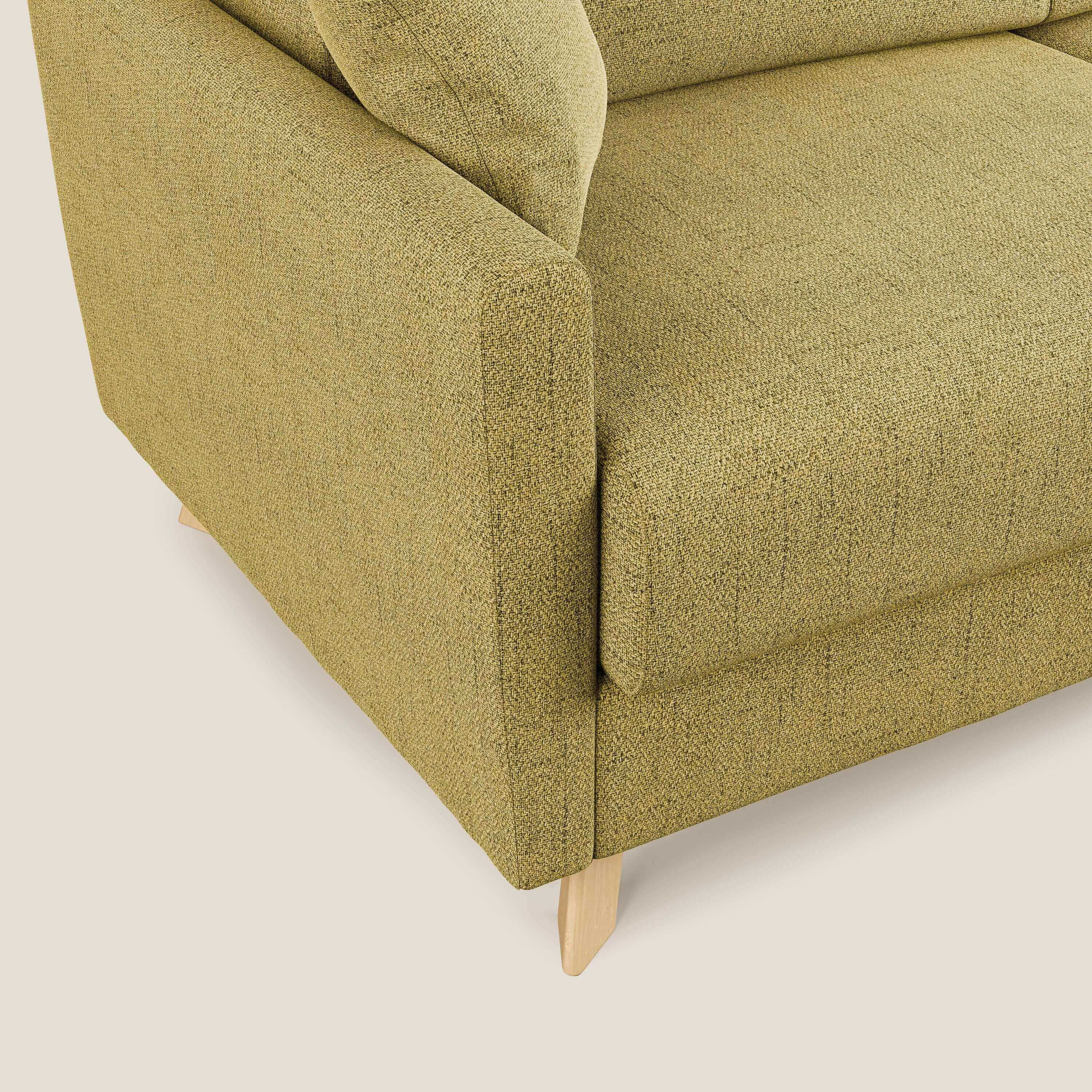 Edgar divano letto matrimoniale in tessuto felis impermeabile T03 giallo - divani.store