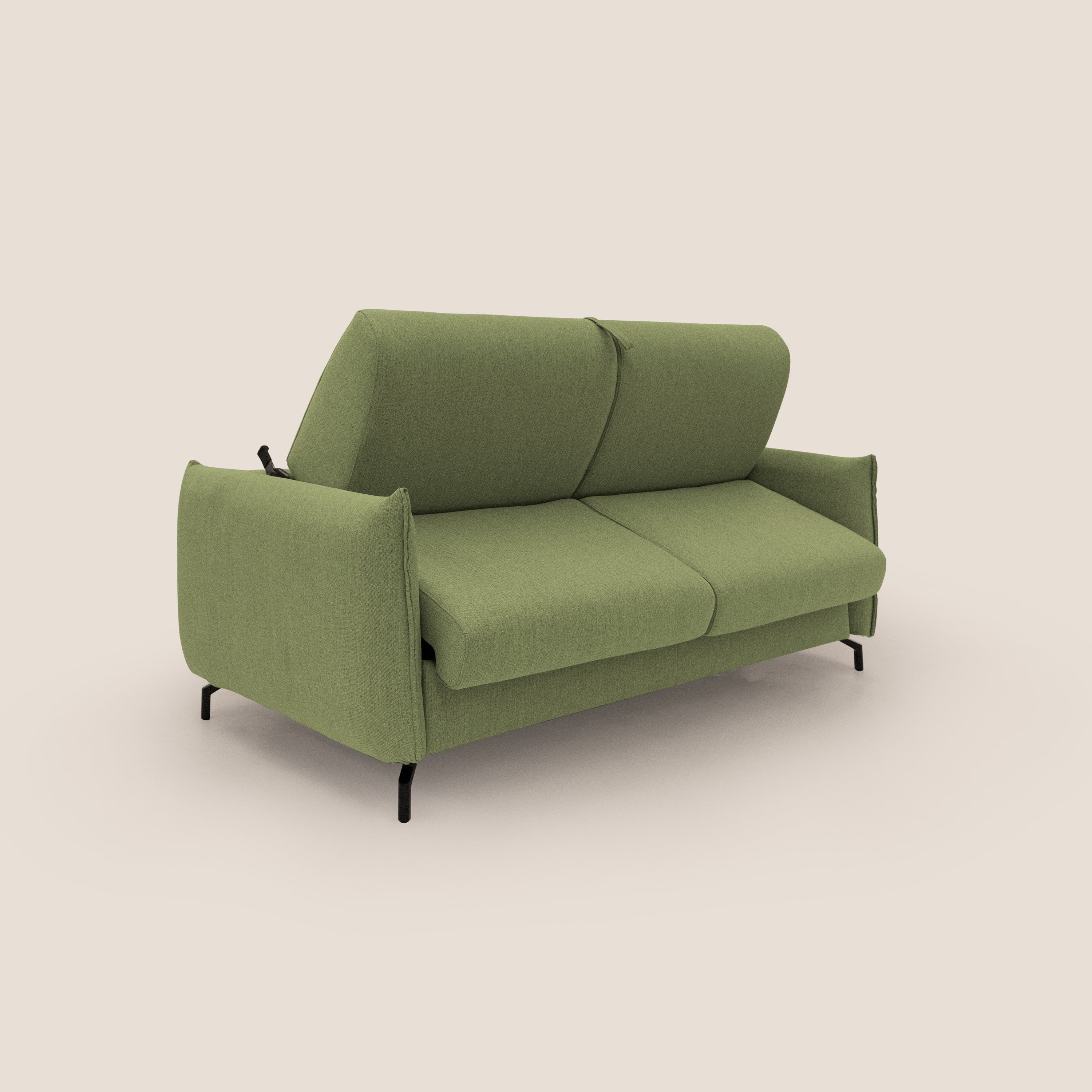 Scarlet canapé convertible en tissu mixte  coton imperméable T19 vert