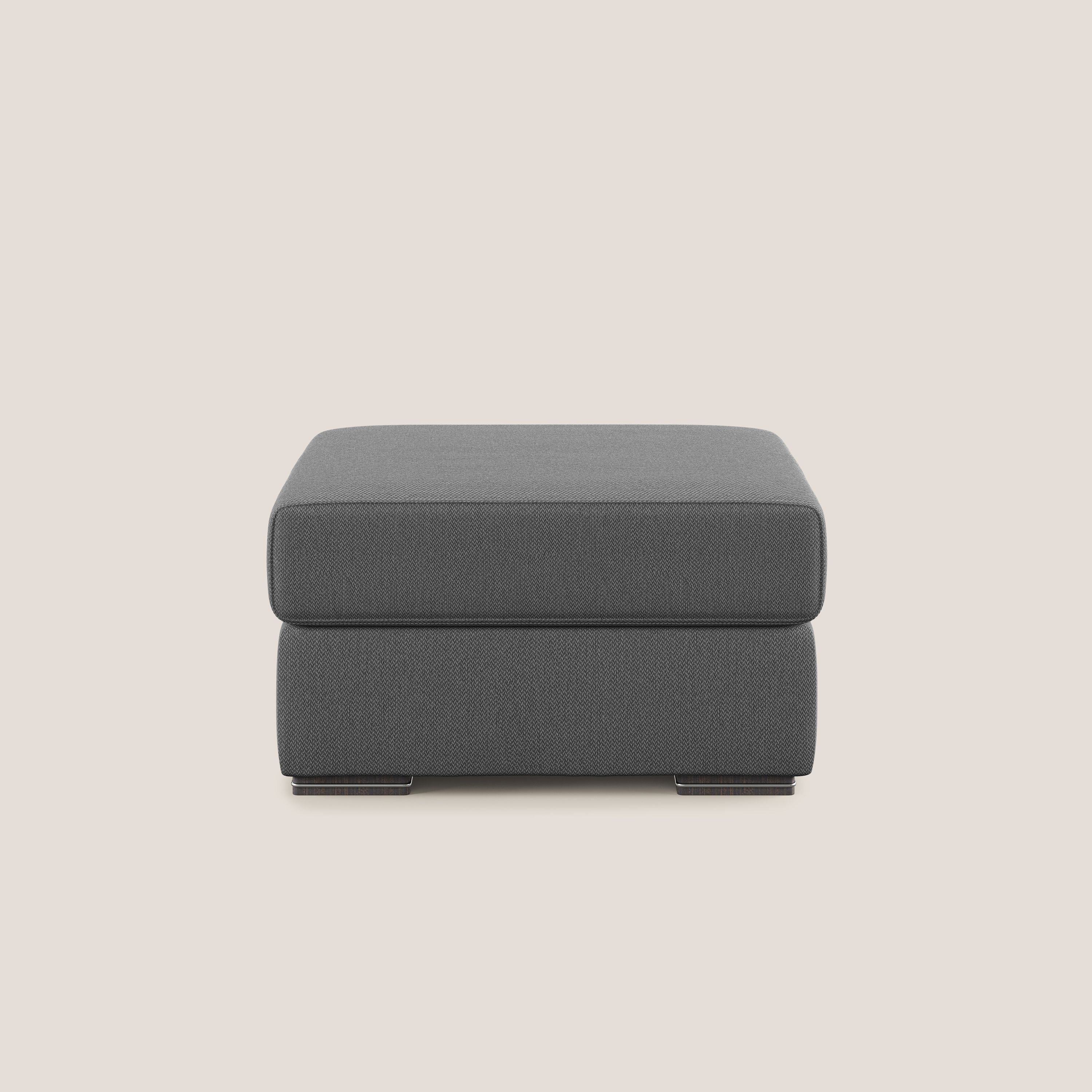Sun pouf apribile contenitore in tessuto smacchiabile ad acqua T05 antracite - divani.store