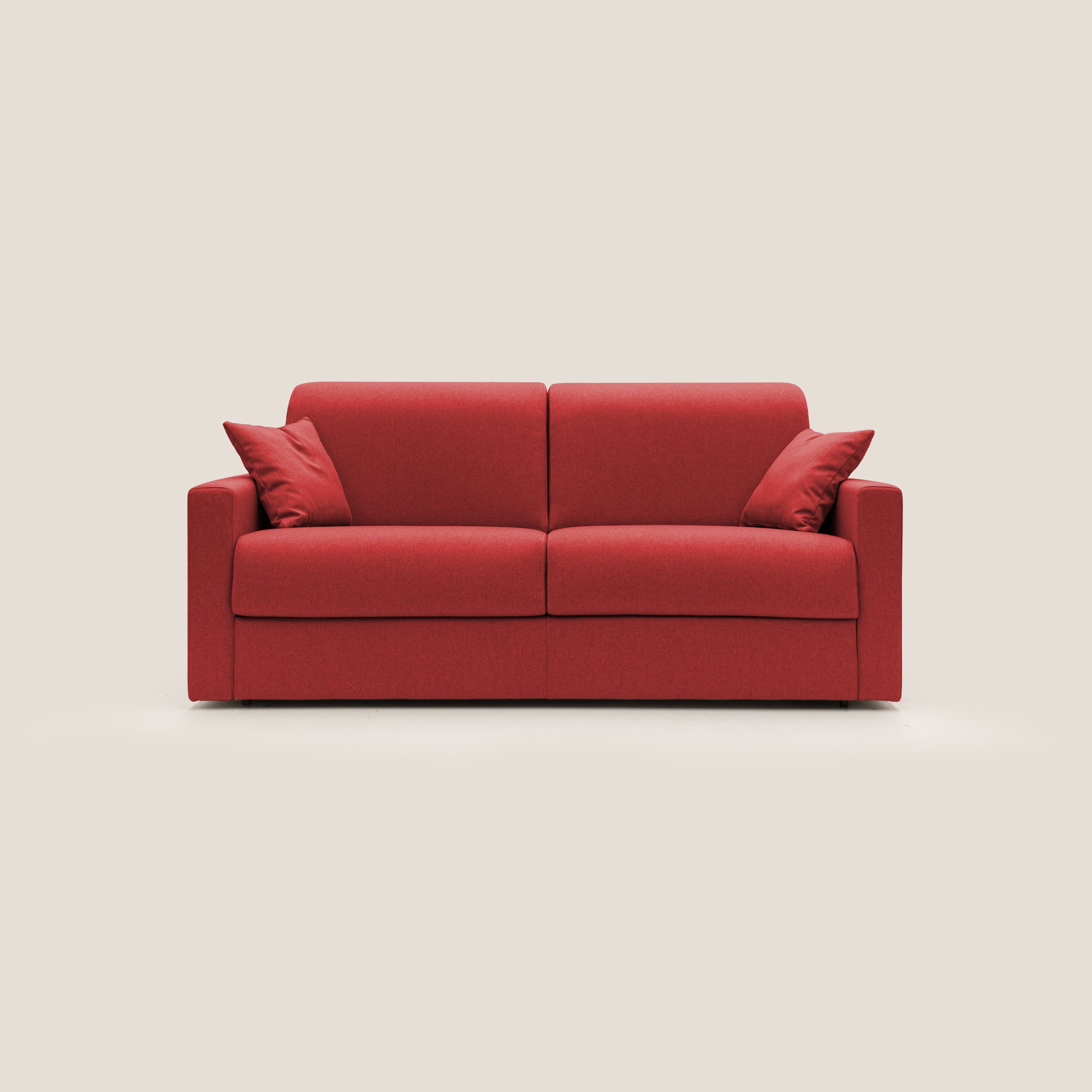 Chris Canapé convertible 186 cm ( mat. 140 x 197 cm) en tissu imperméable T13 Rouge