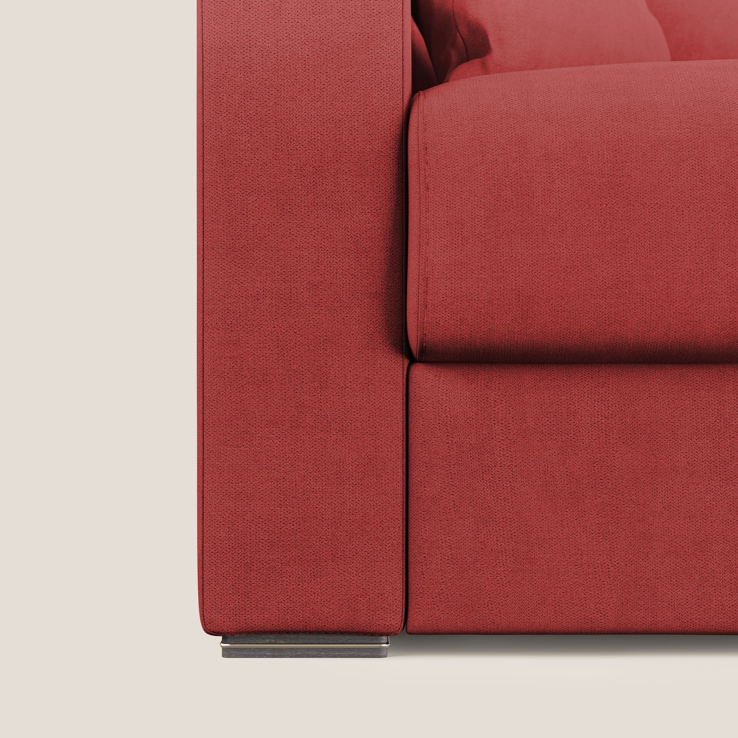 Best Divano letto matrimoniale in tessuto impermeabile T02 rosso - divani.store