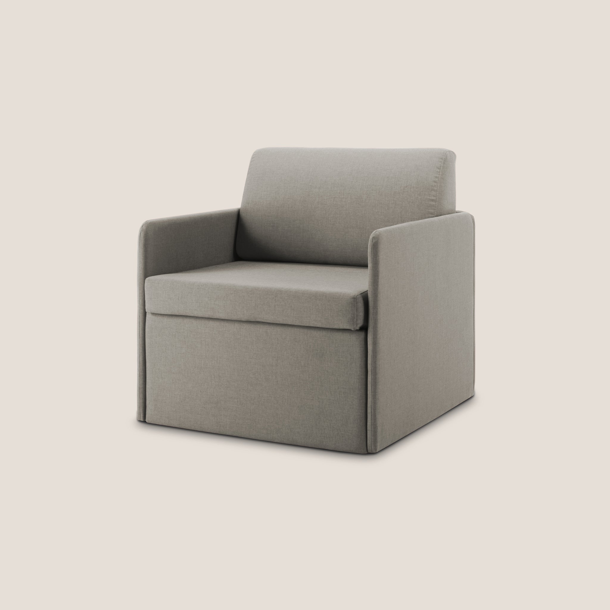 DAG Fauteuil lit en tissu imperméable T13 TAUPE