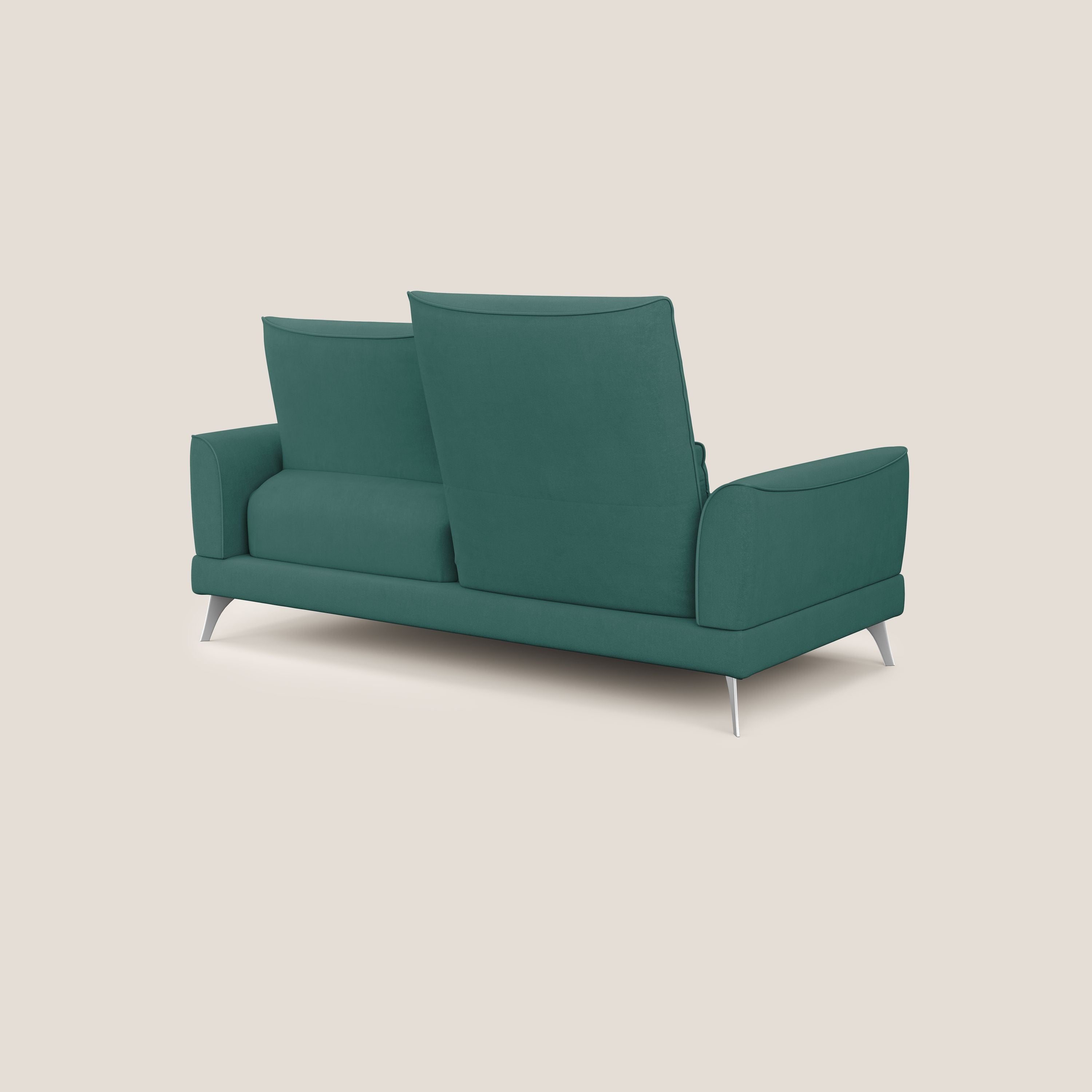 Tommy Divano relax con schienali traslanti in microfibra smacchiabile T11 petrolio - divani.store