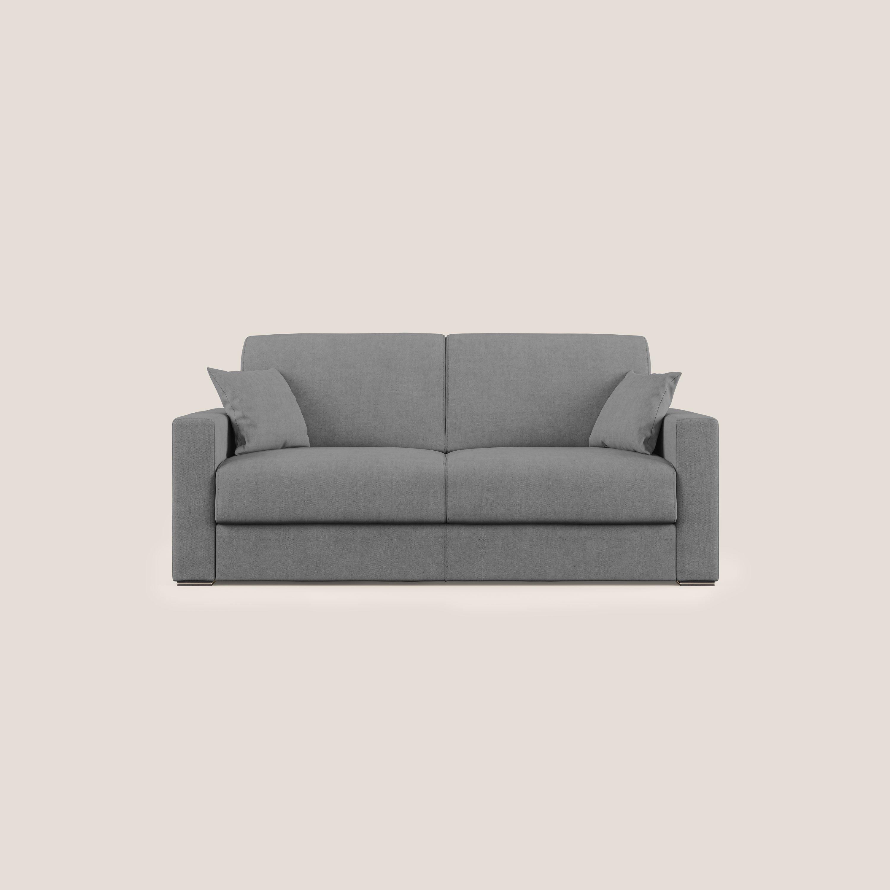 Best Divano letto matrimoniale in tessuto impermeabile T02 grigio - divani.store