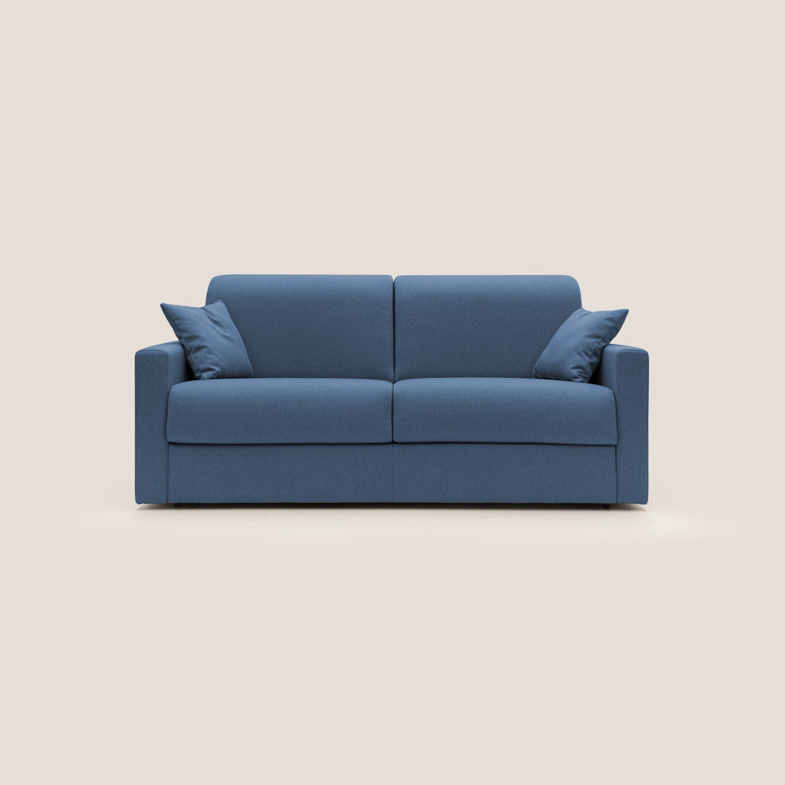 Chris Divano letto matrimoniale in tessuto impermeabile T13 blu - divani.store