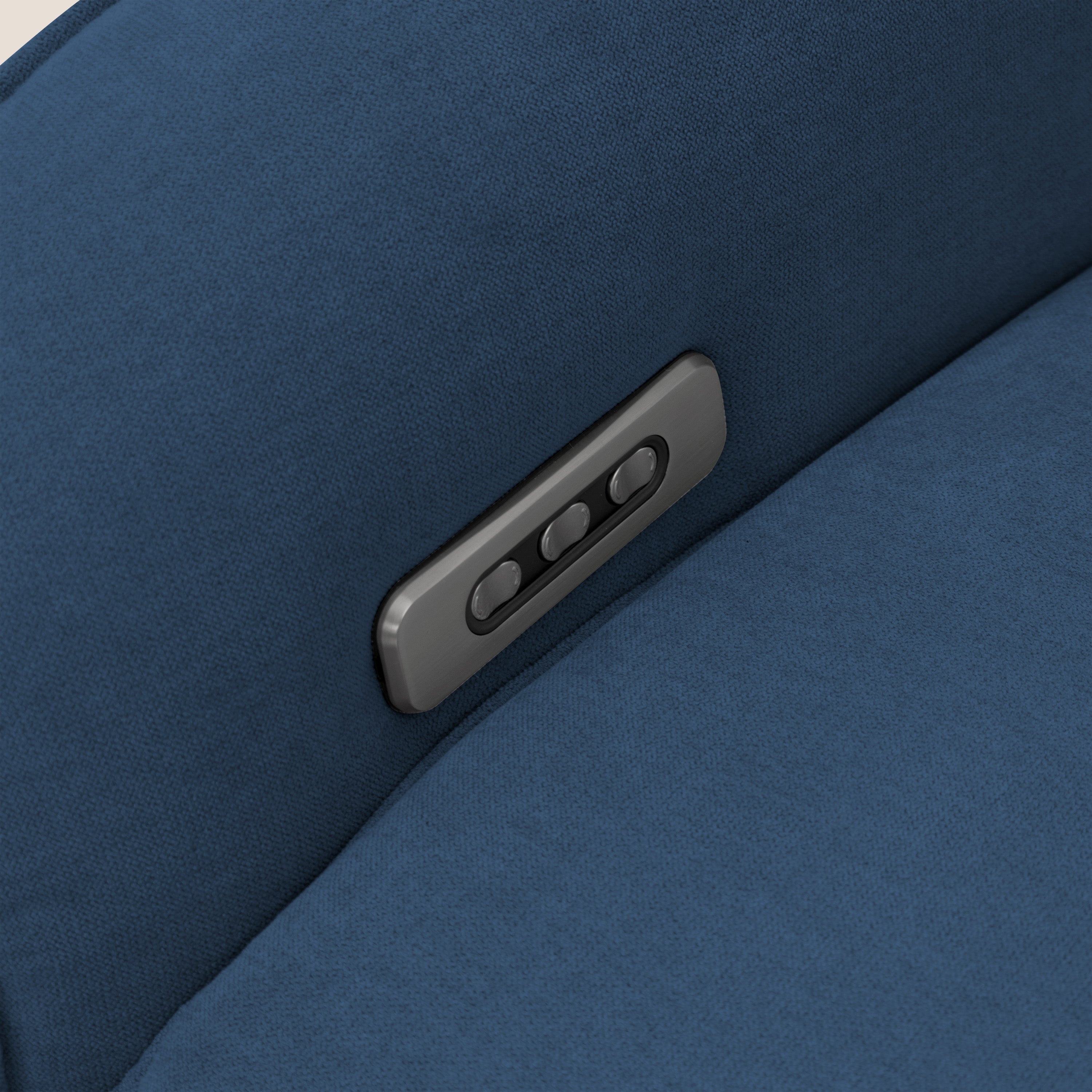 EVA Poltroncina RELAX in morbido tessuto impermeabile T02 blu - divani.store