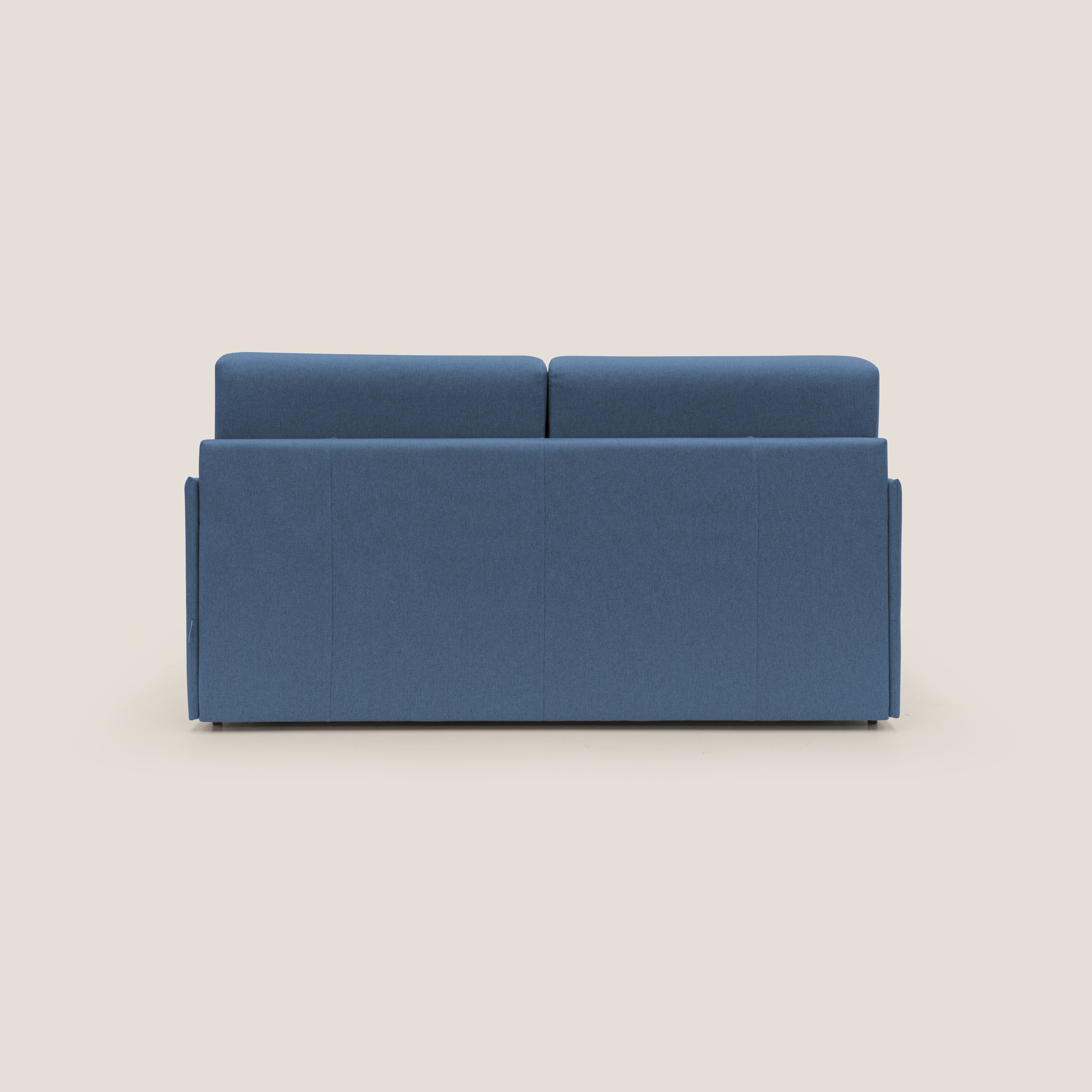 Evans Divano letto matrimoniale in tessuto impermeabile T13 blu - divani.store