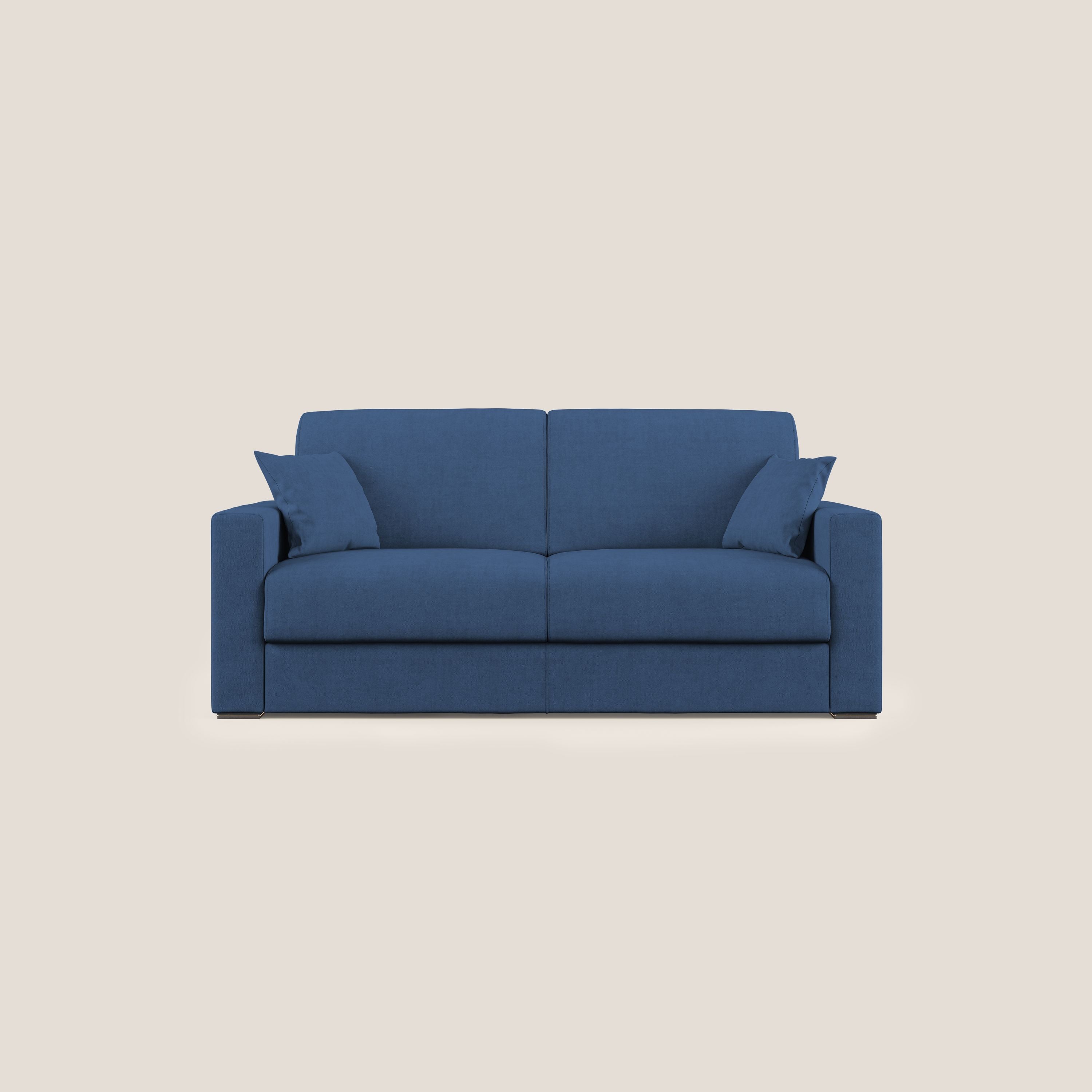 Best Divano letto matrimoniale in tessuto impermeabile T02 blu - divani.store