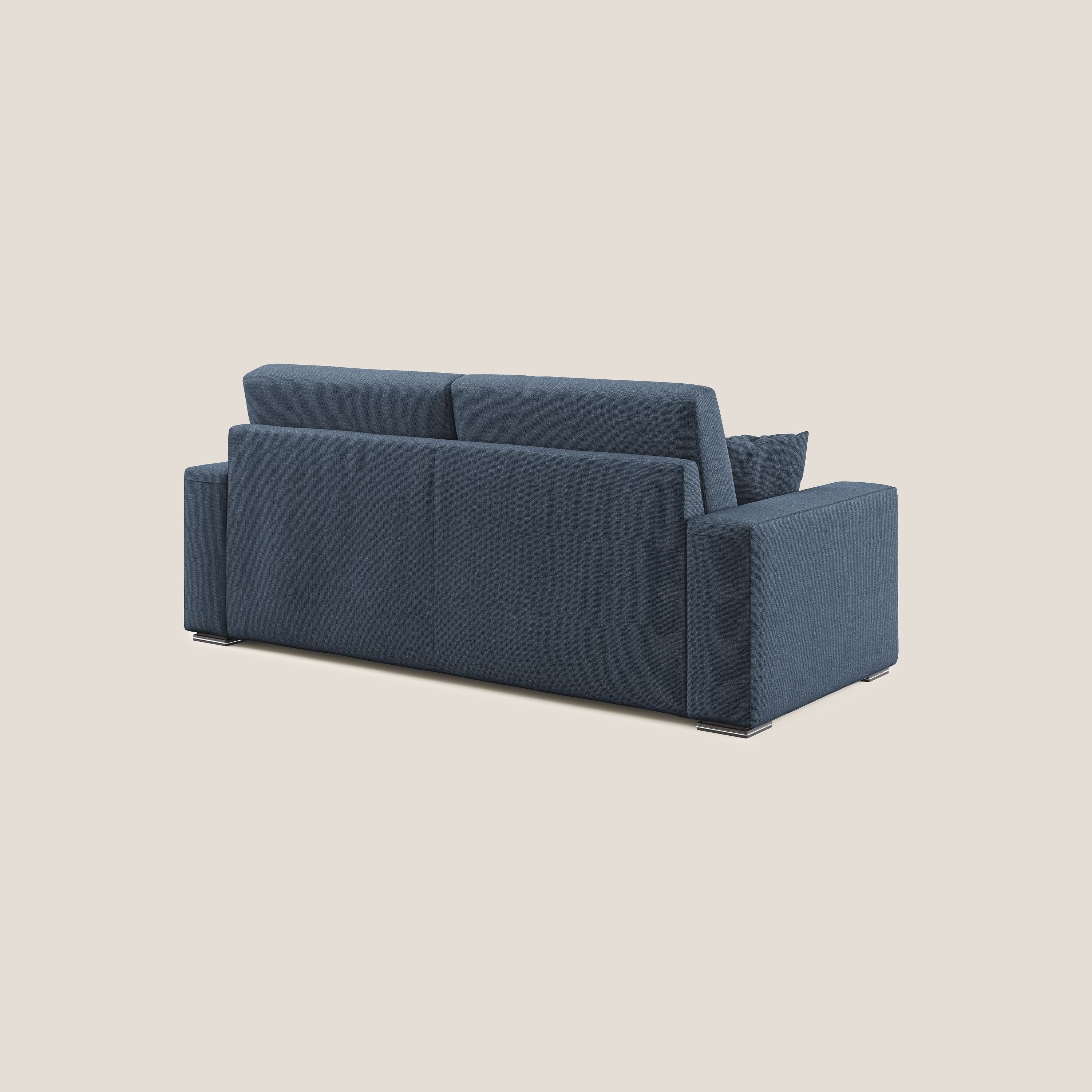 Marte divano in tessuto smacchiabile impermeabile T08 blu - divani.store