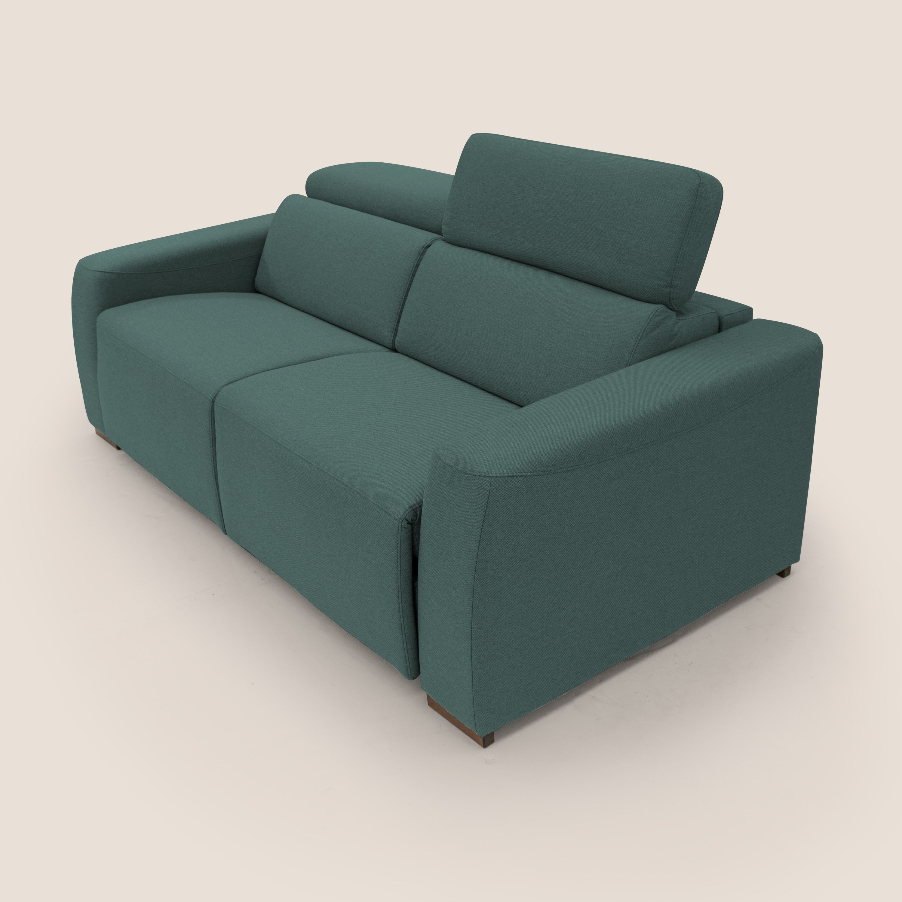Poseidon canapé lit convertible + RELAX électrique en tissu imperméable détachable T05 vert