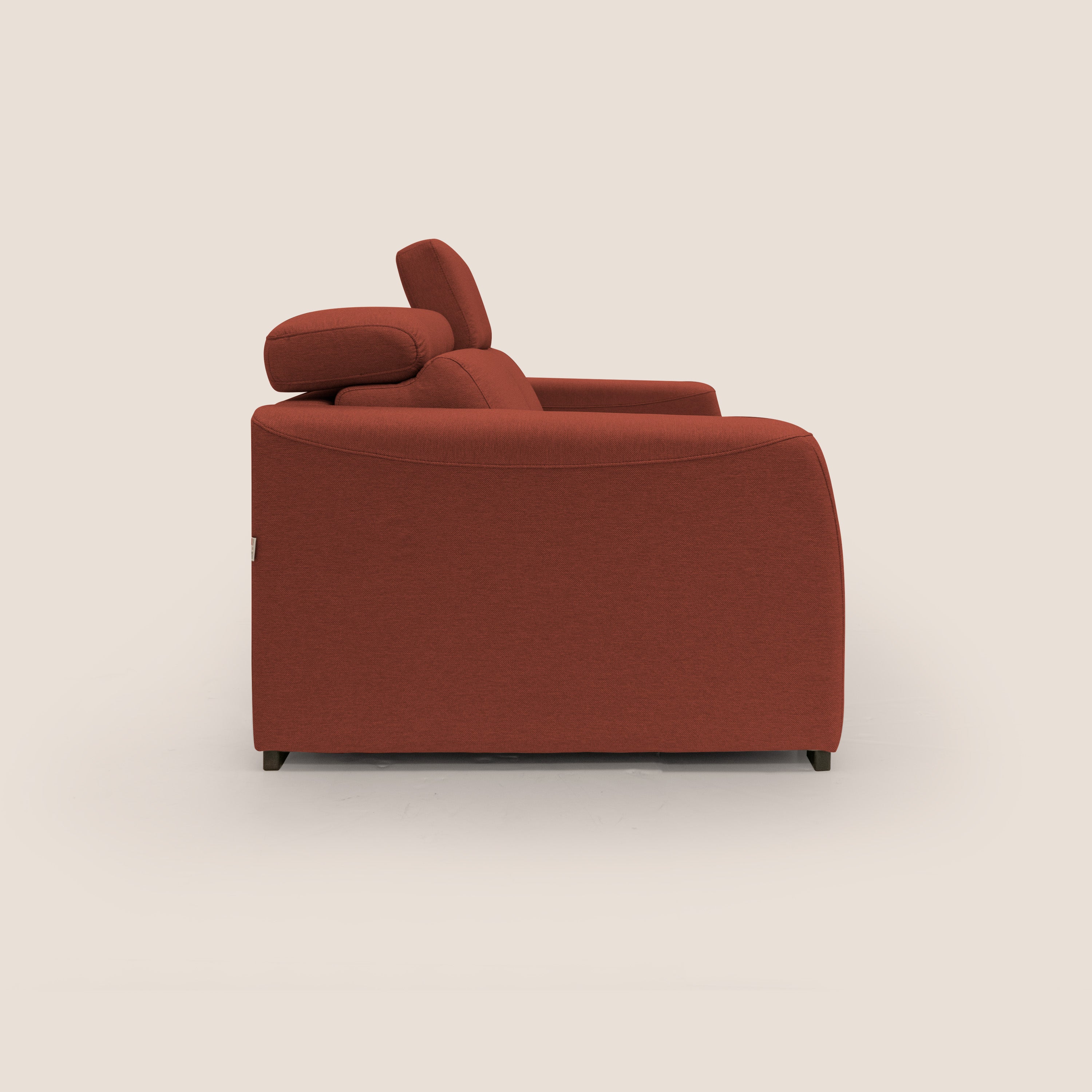 Poseidon canapé lit convertible + RELAX électrique en tissu imperméable détachable T05 rouge