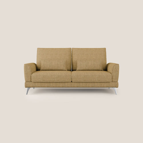 Tommy Divano relax con schienali traslanti in morbido tessuto fiammato T06 giallo - divani.store