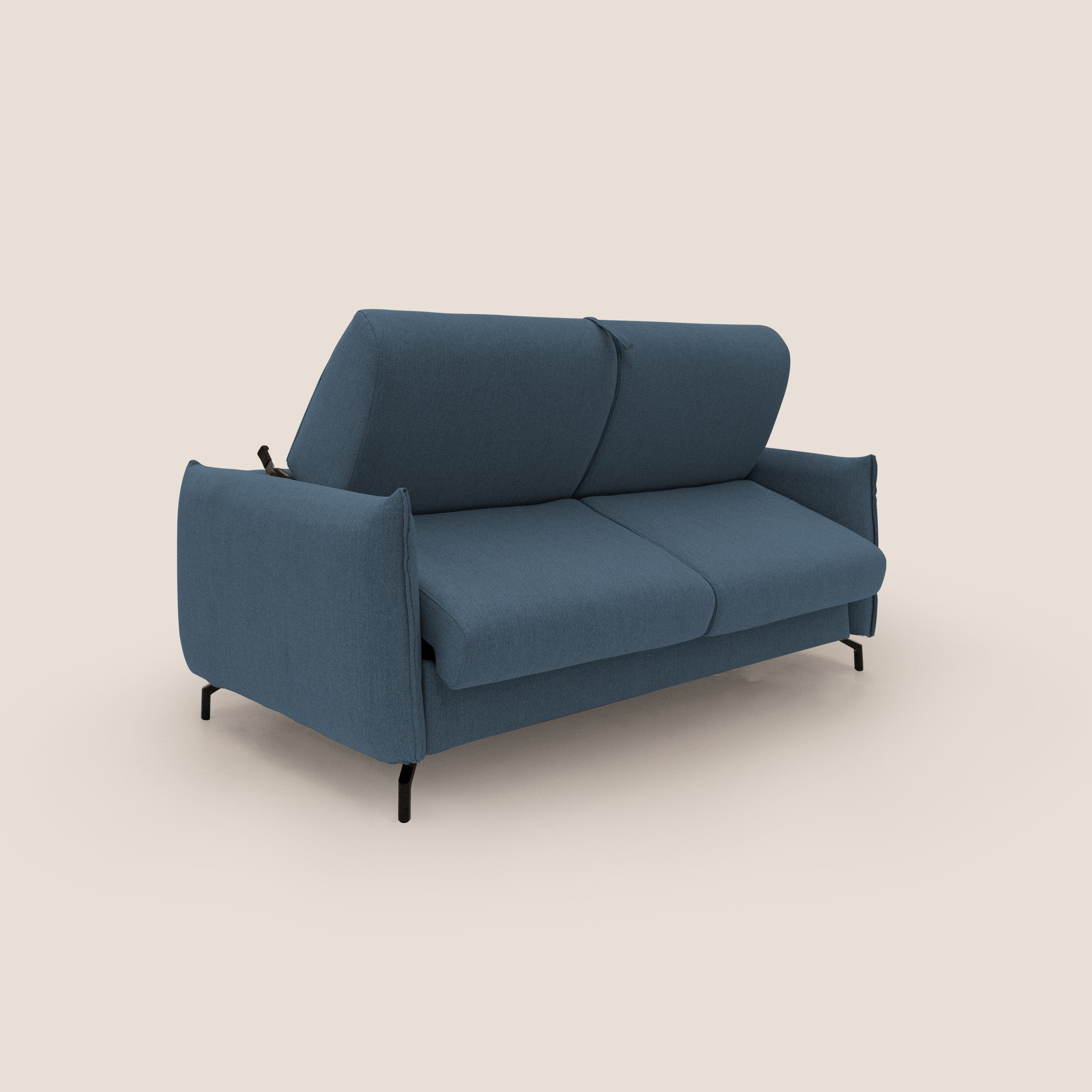 Scarlet canapé convertible en tissu mixte  coton imperméable T19 bleu