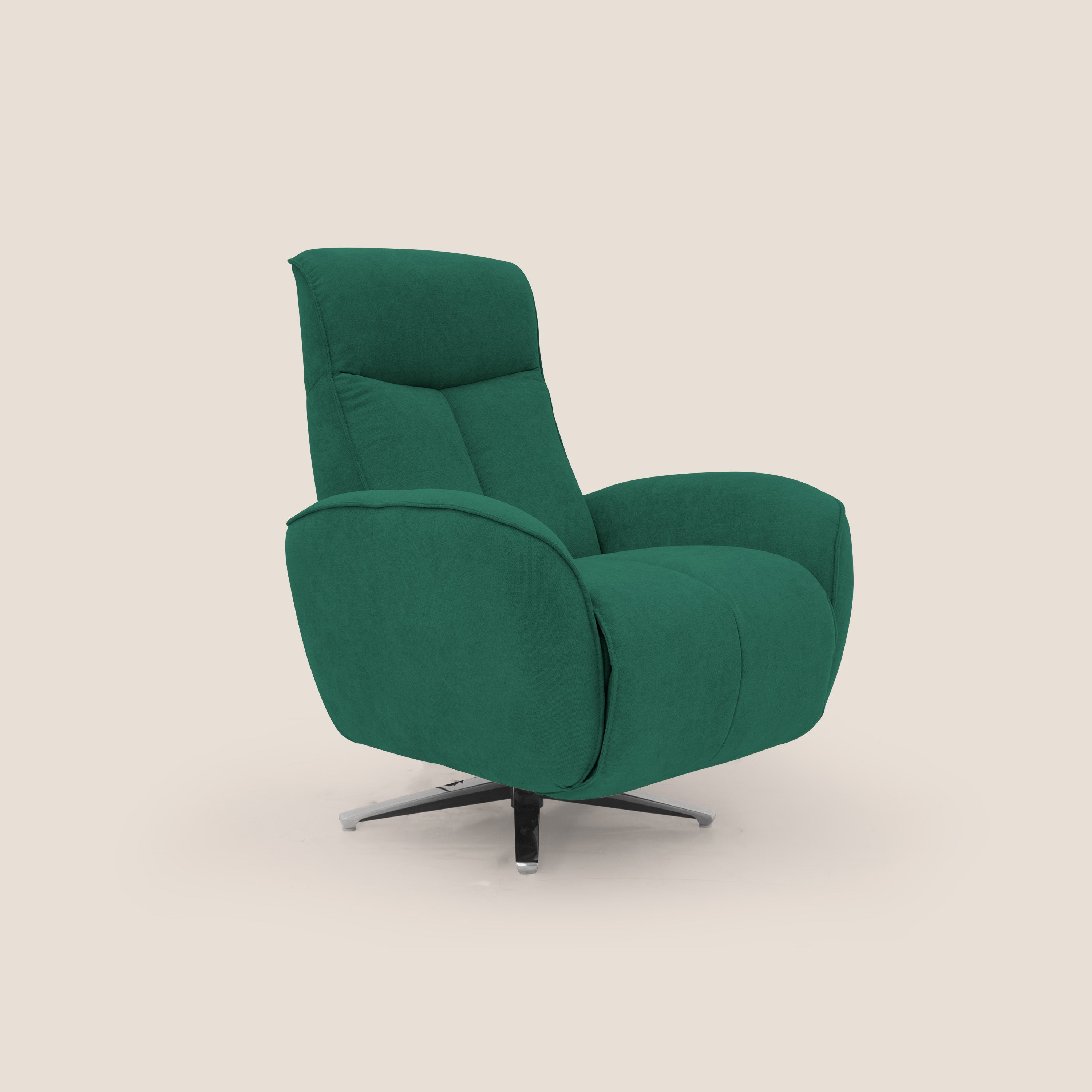 EVA Poltroncina RELAX in morbido tessuto impermeabile T02 verde - divani.store