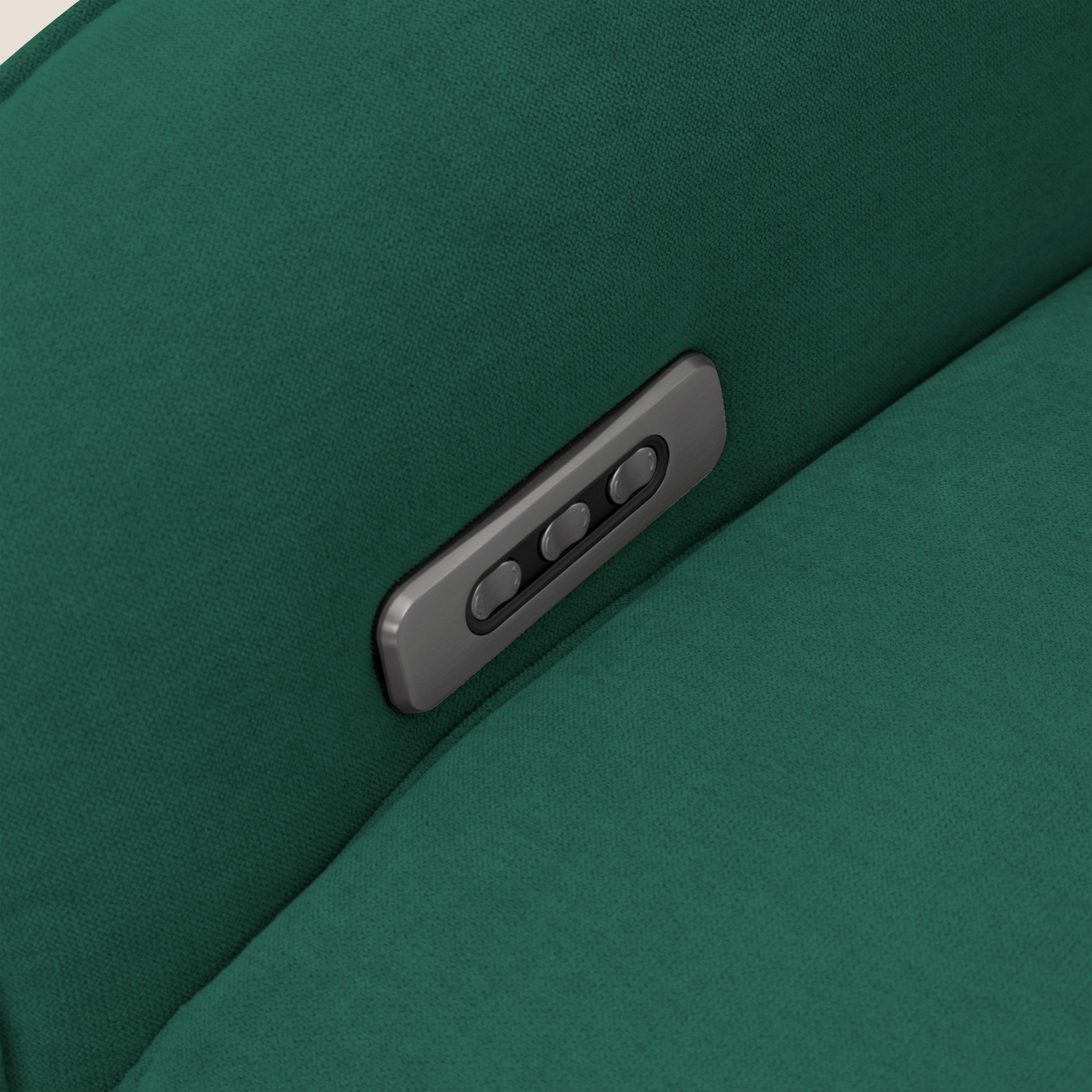 EVA Poltroncina RELAX in morbido tessuto impermeabile T02 verde - divani.store