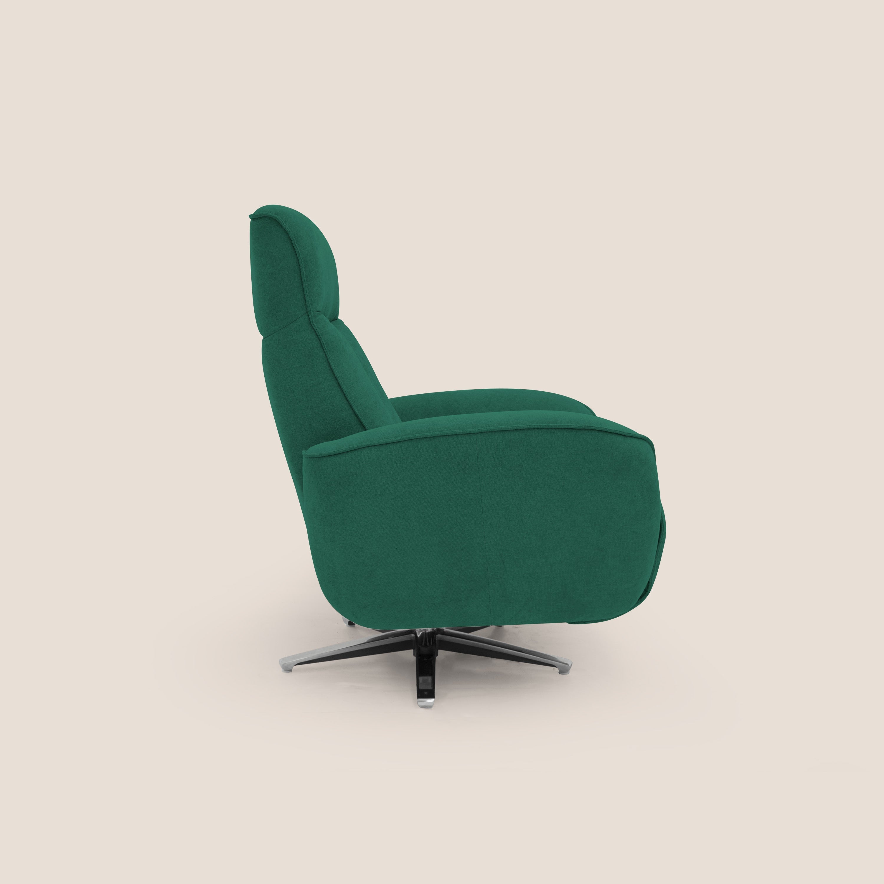 EVA Poltroncina RELAX in morbido tessuto impermeabile T02 verde - divani.store