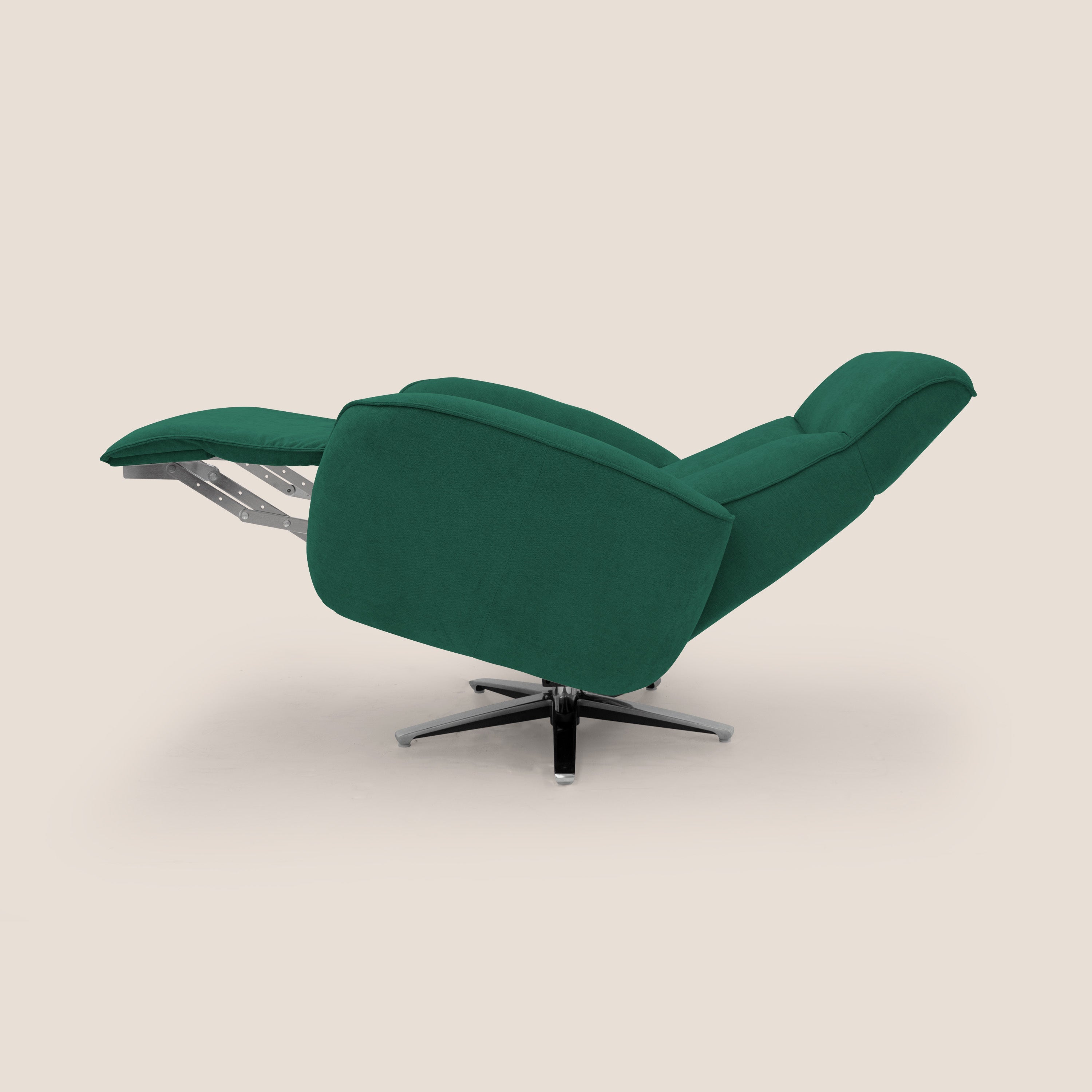 EVA Poltroncina RELAX in morbido tessuto impermeabile T02 verde - divani.store