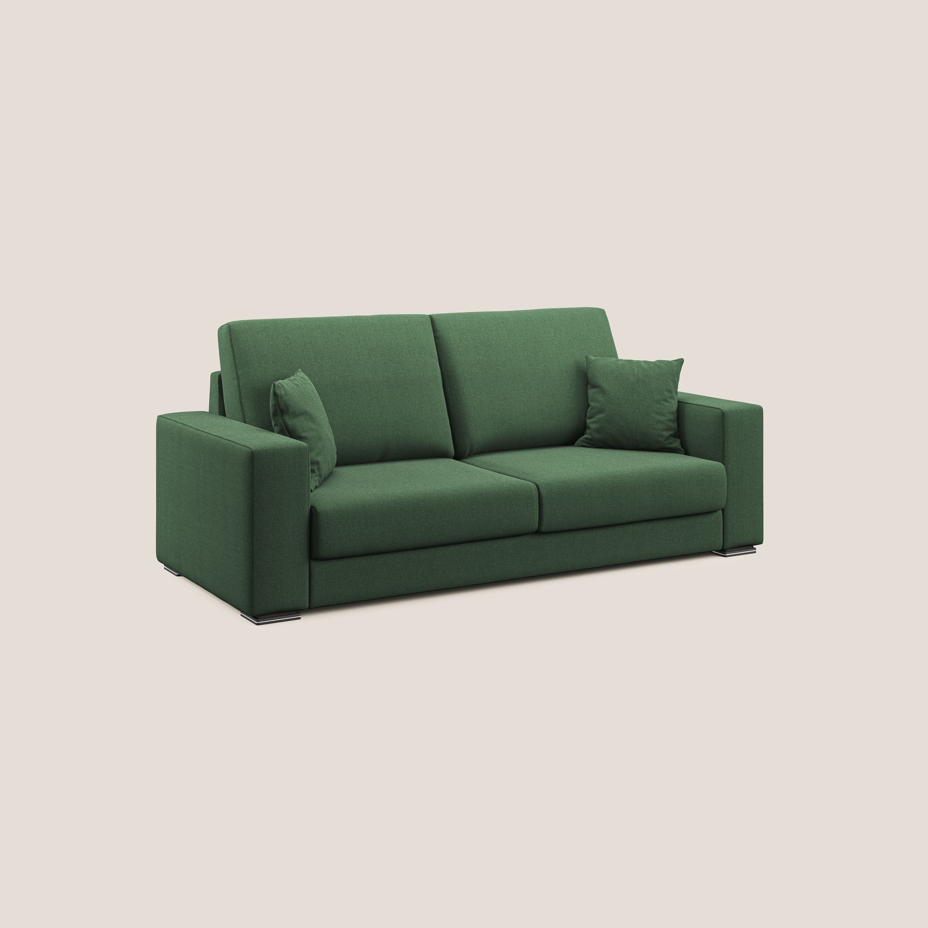 Marte divano in tessuto smacchiabile impermeabile T08 verde - divani.store
