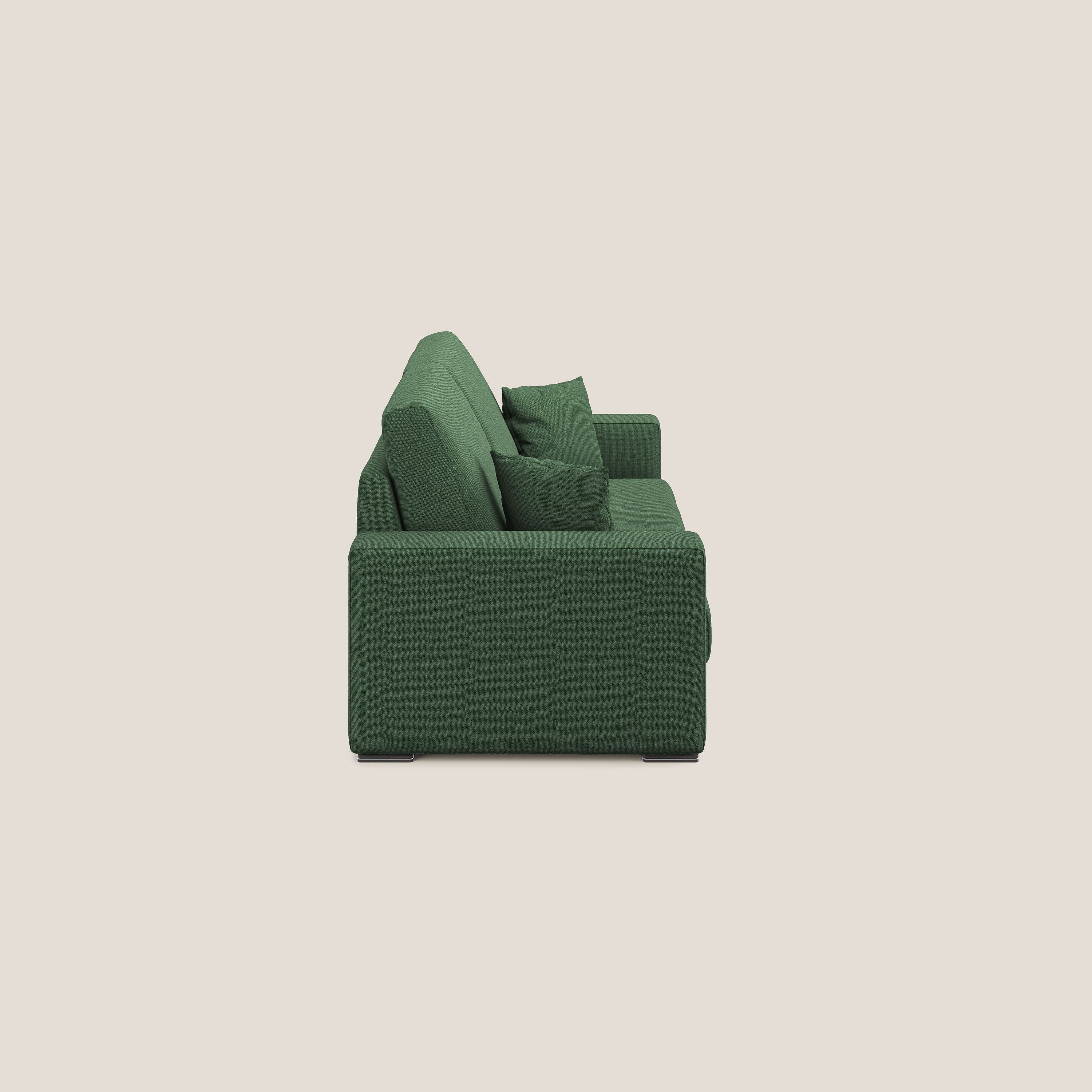 Marte divano in tessuto smacchiabile impermeabile T08 verde - divani.store
