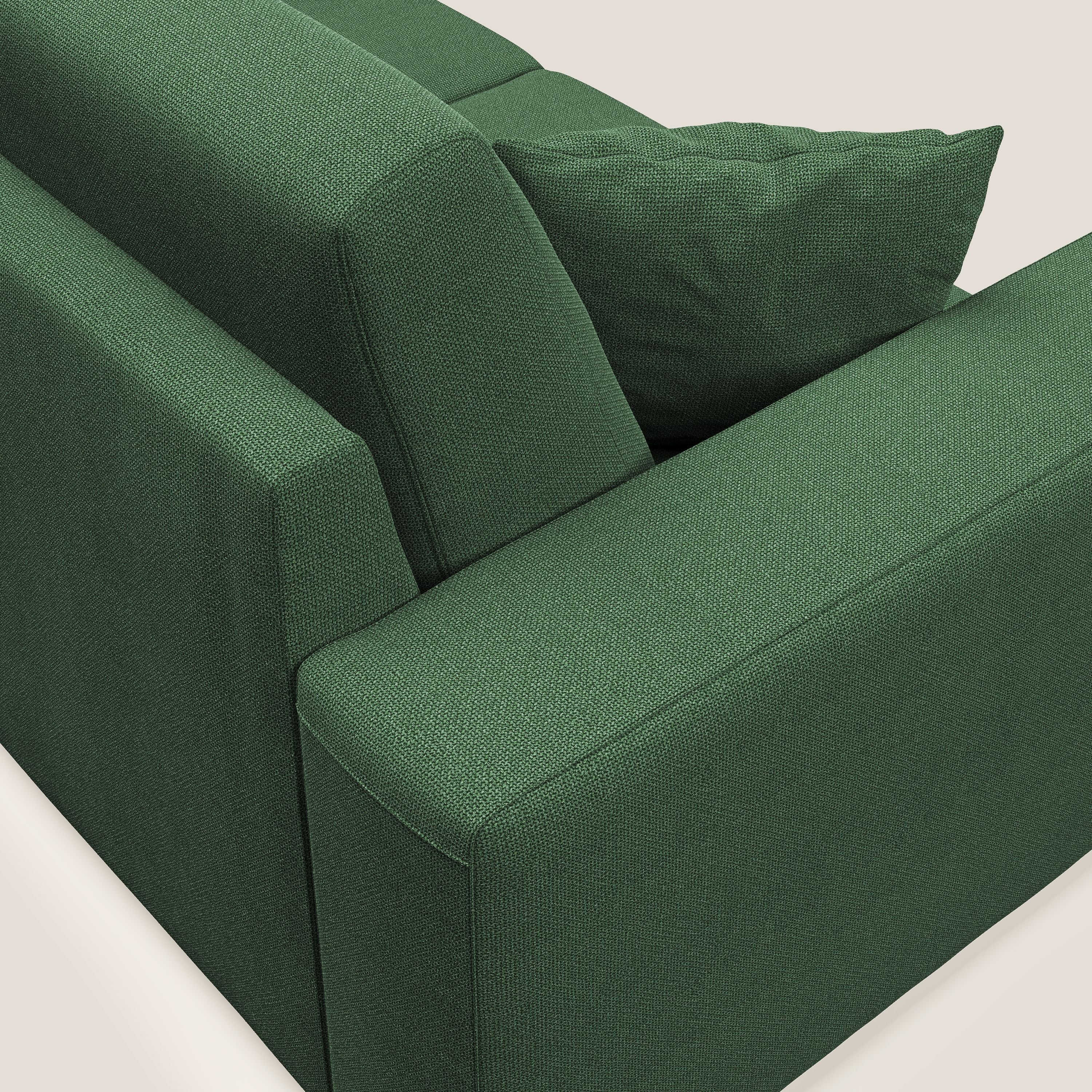 Marte divano in tessuto smacchiabile impermeabile T08 verde - divani.store