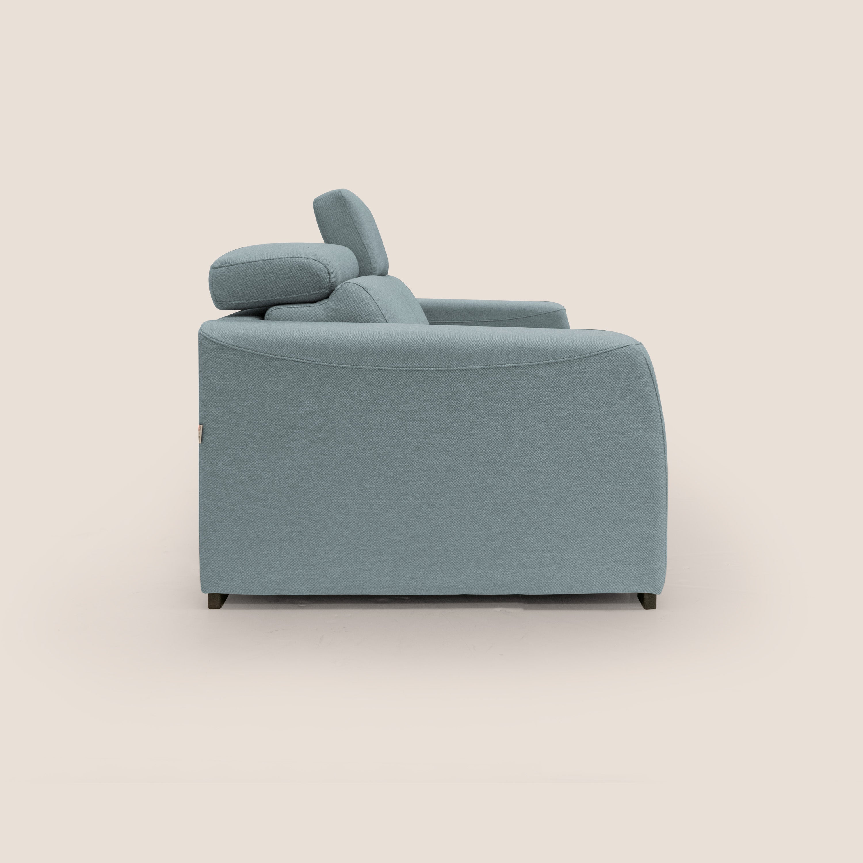 Poseidon canapé lit convertible + RELAX électrique en tissu imperméable détachable T05 sucre glace
