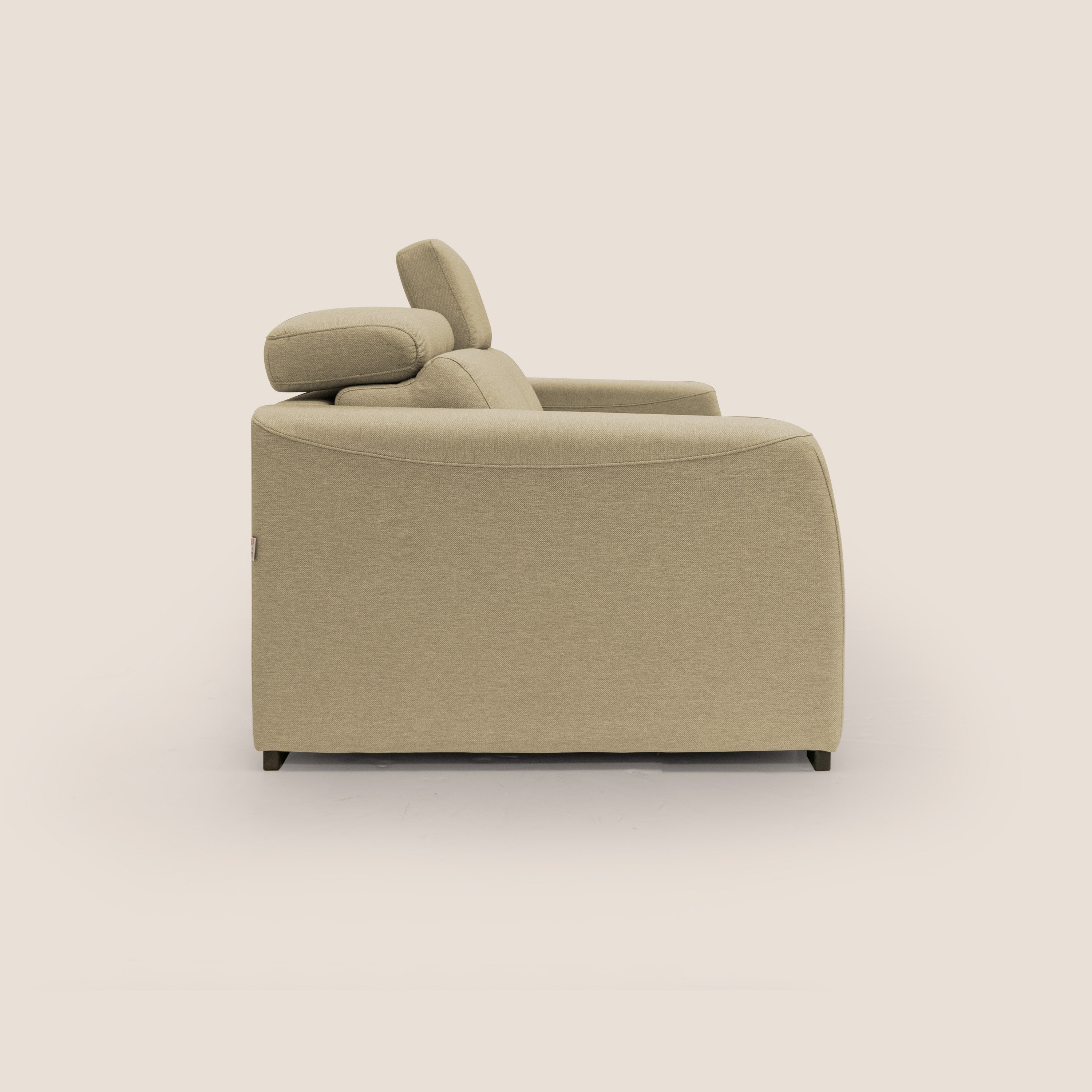 Poseidon canapé lit convertible + RELAX électrique en tissu imperméable détachable T05 chameau