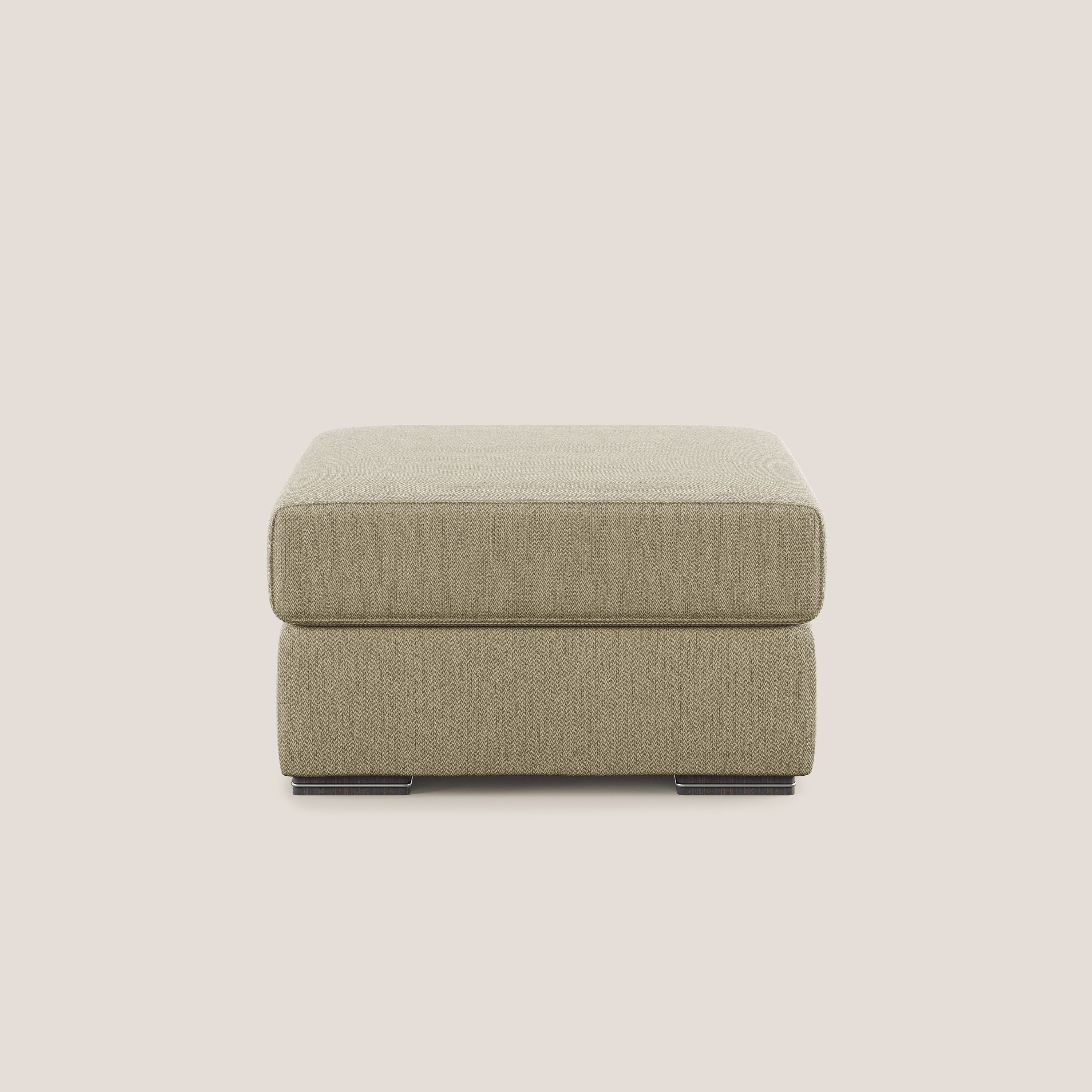 Sun pouf apribile contenitore in tessuto smacchiabile ad acqua T05 cammello - divani.store