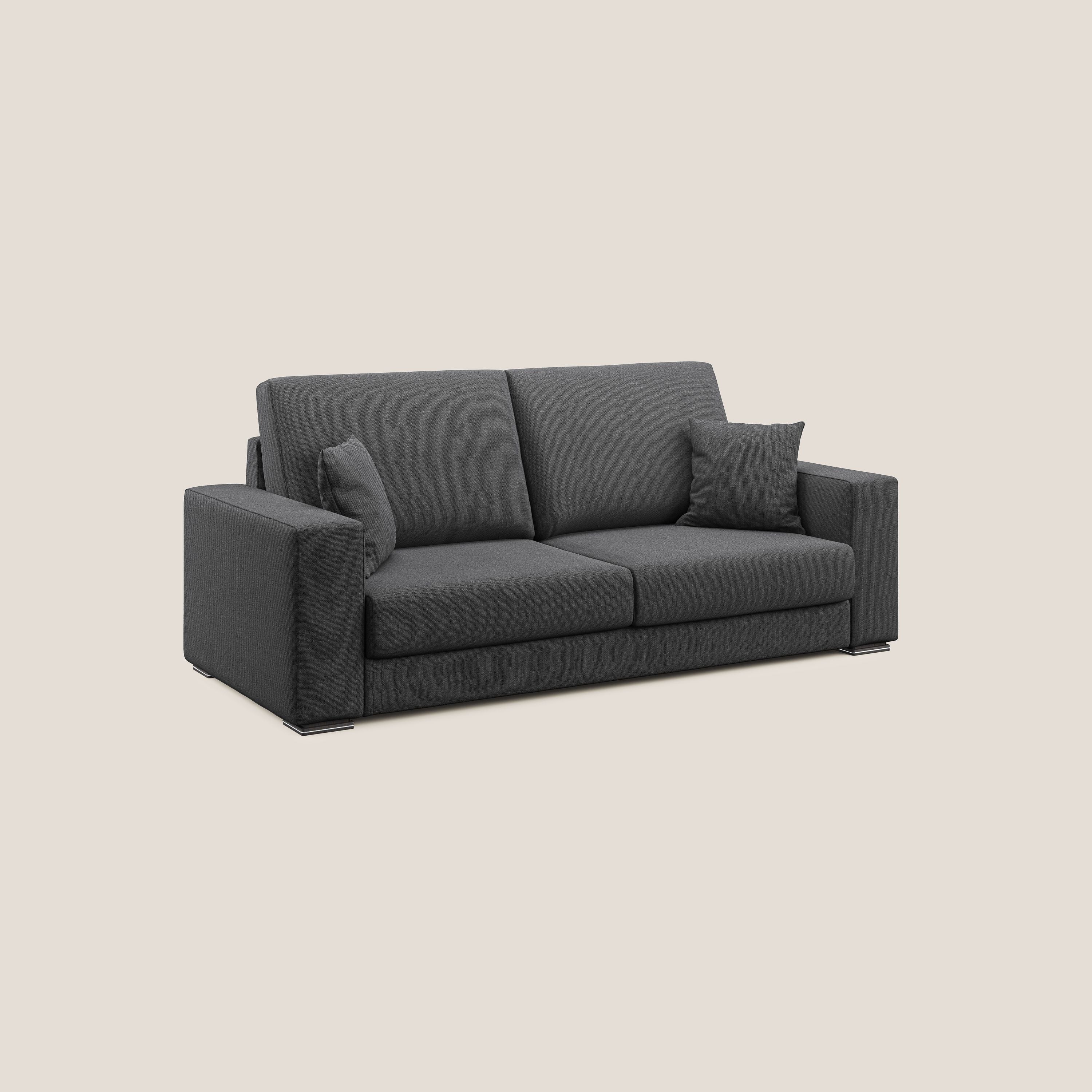 Marte divano in tessuto smacchiabile impermeabile T08 antracite - divani.store