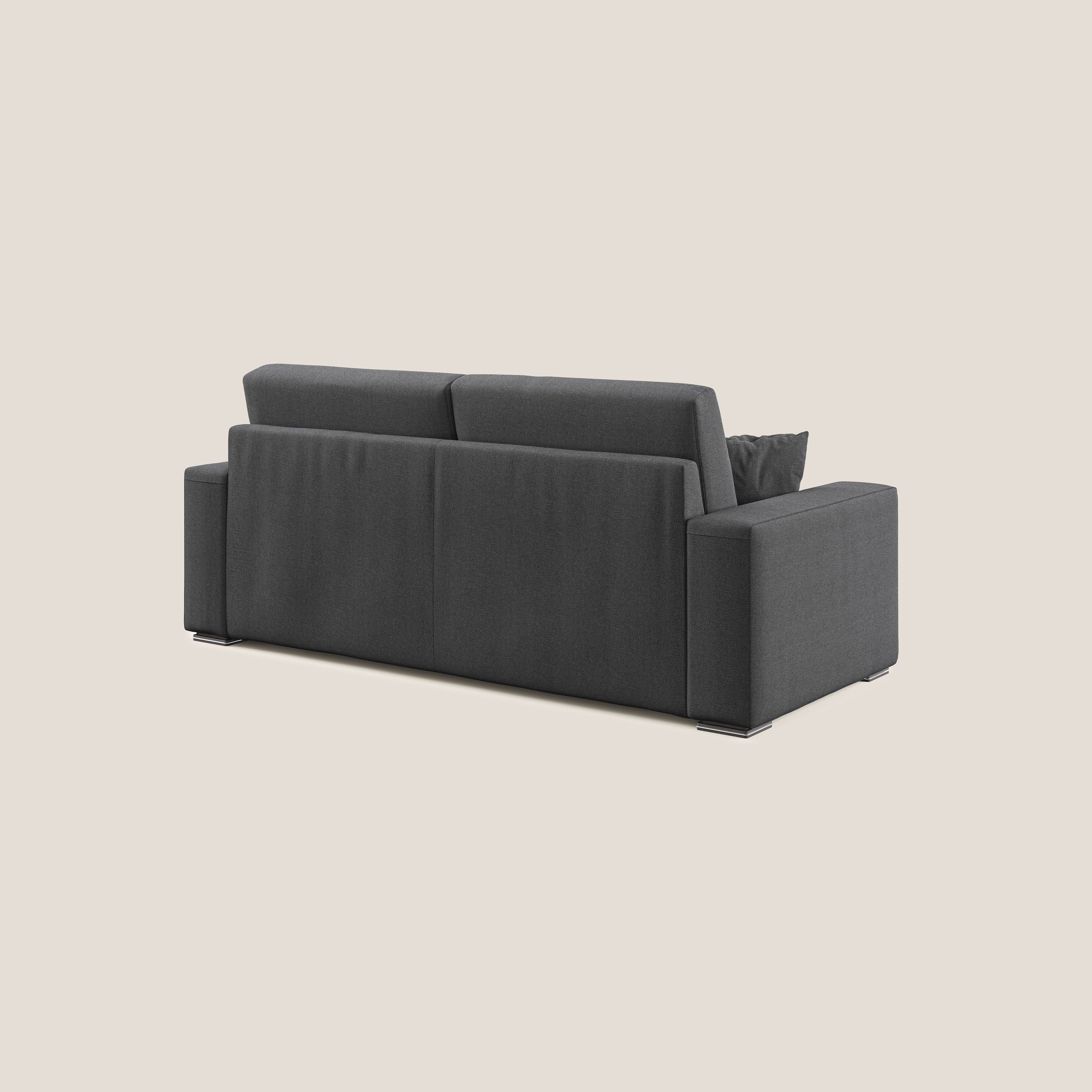 Marte divano in tessuto smacchiabile impermeabile T08 antracite - divani.store
