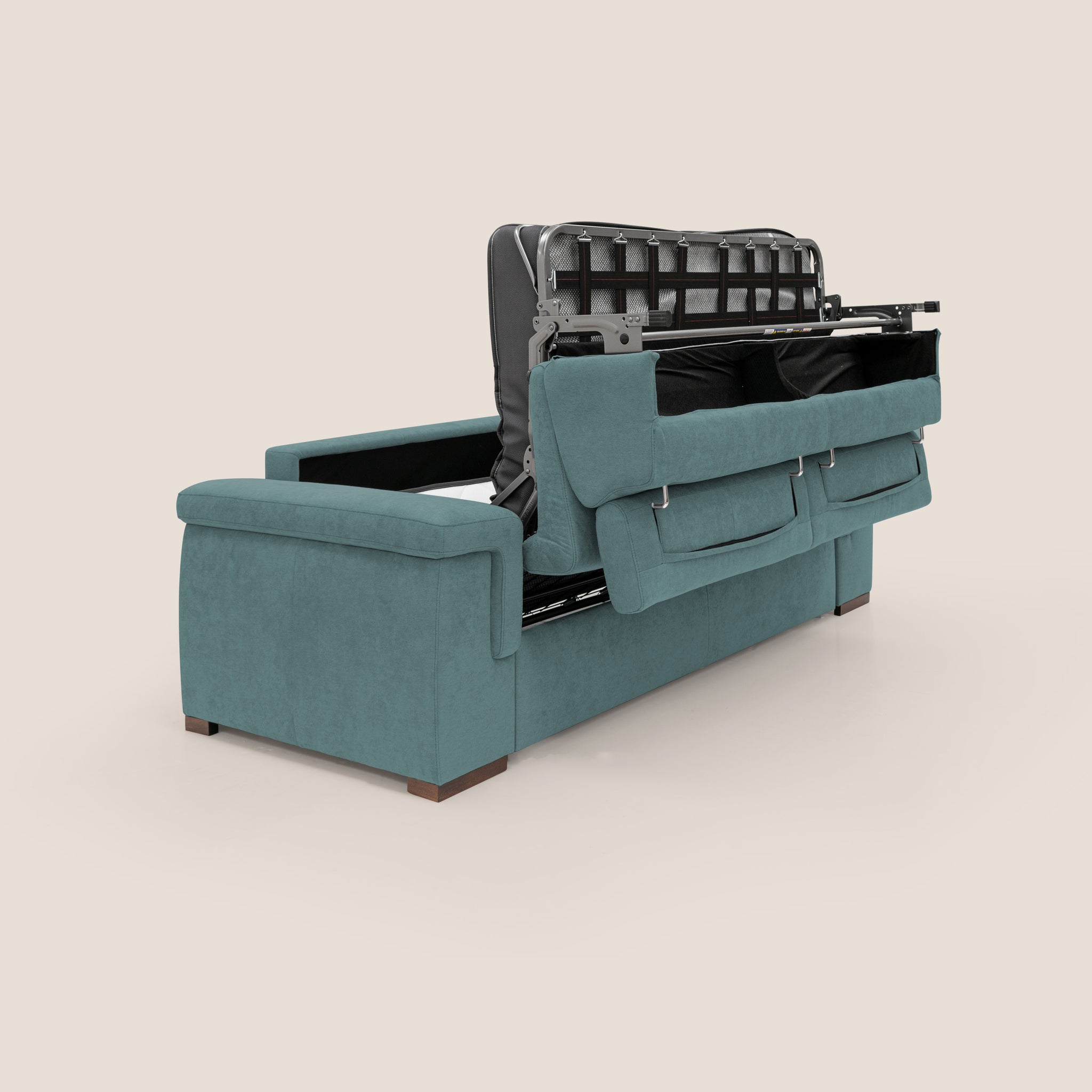Canapé-lit matelas 140x190 cm, avec sangles de fixation, amovible et  lavable, 60 cm d'assise, Made in Italy