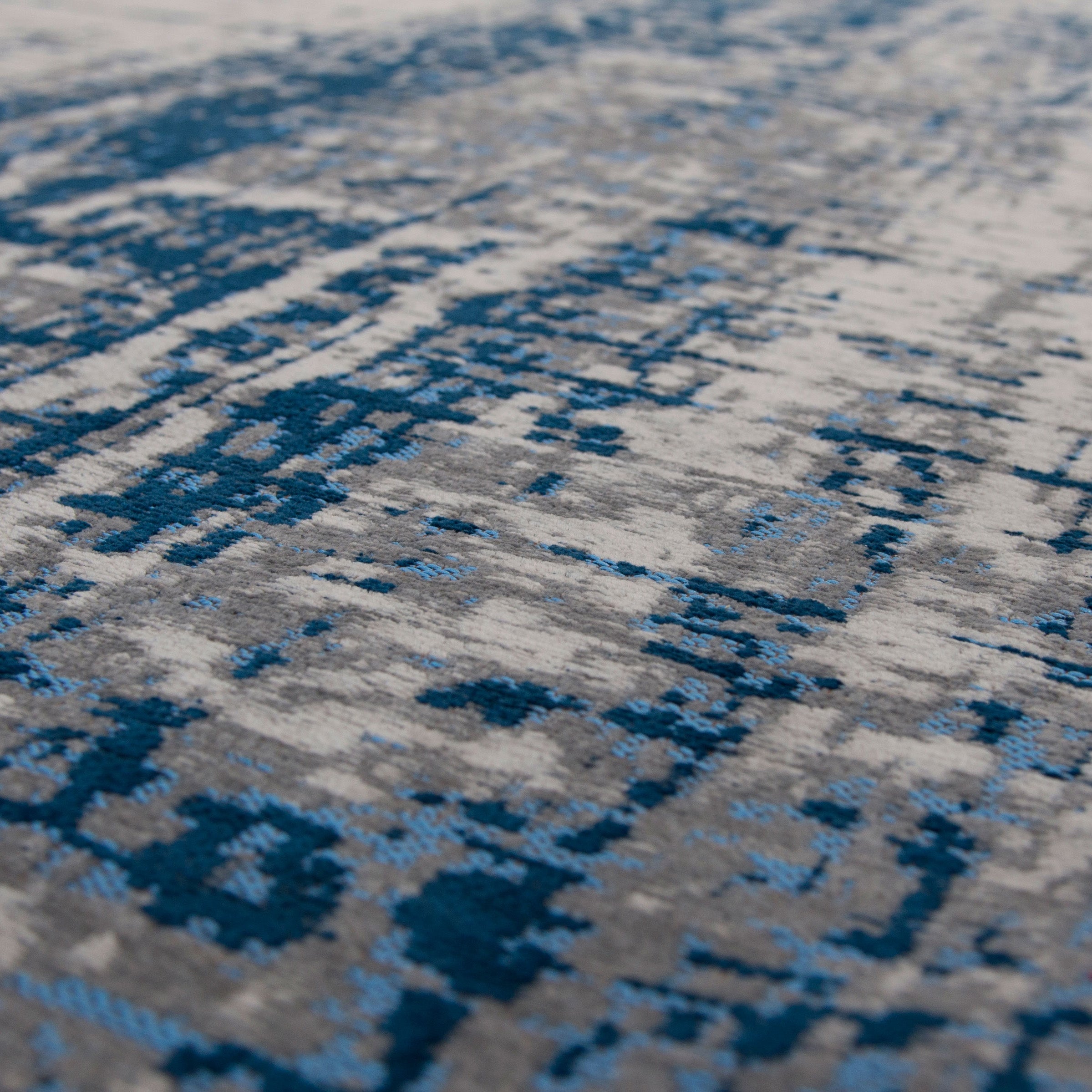 Raggio-di-luna tappeto a fantasia astratta in cotone - divani.store