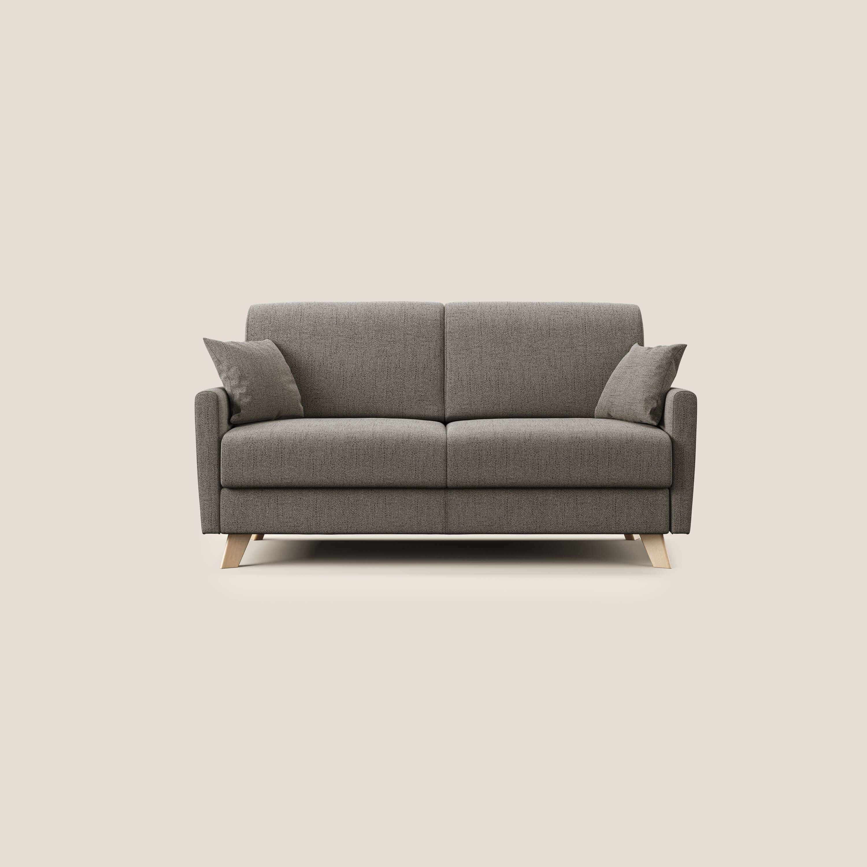 Edgar divano letto matrimoniale in tessuto felis impermeabile T03 talpa - divani.store