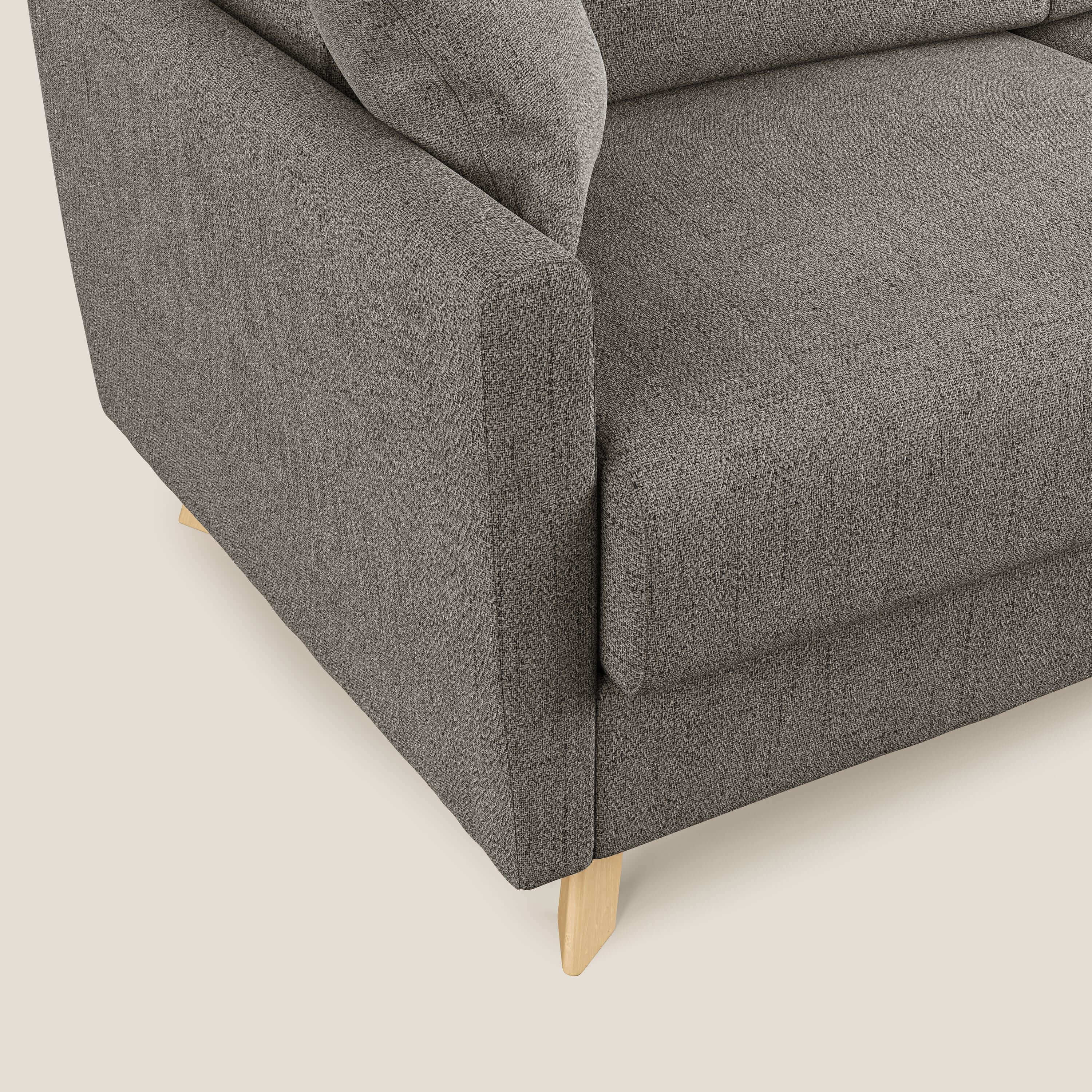 Edgar divano letto matrimoniale in tessuto felis impermeabile T03 talpa - divani.store