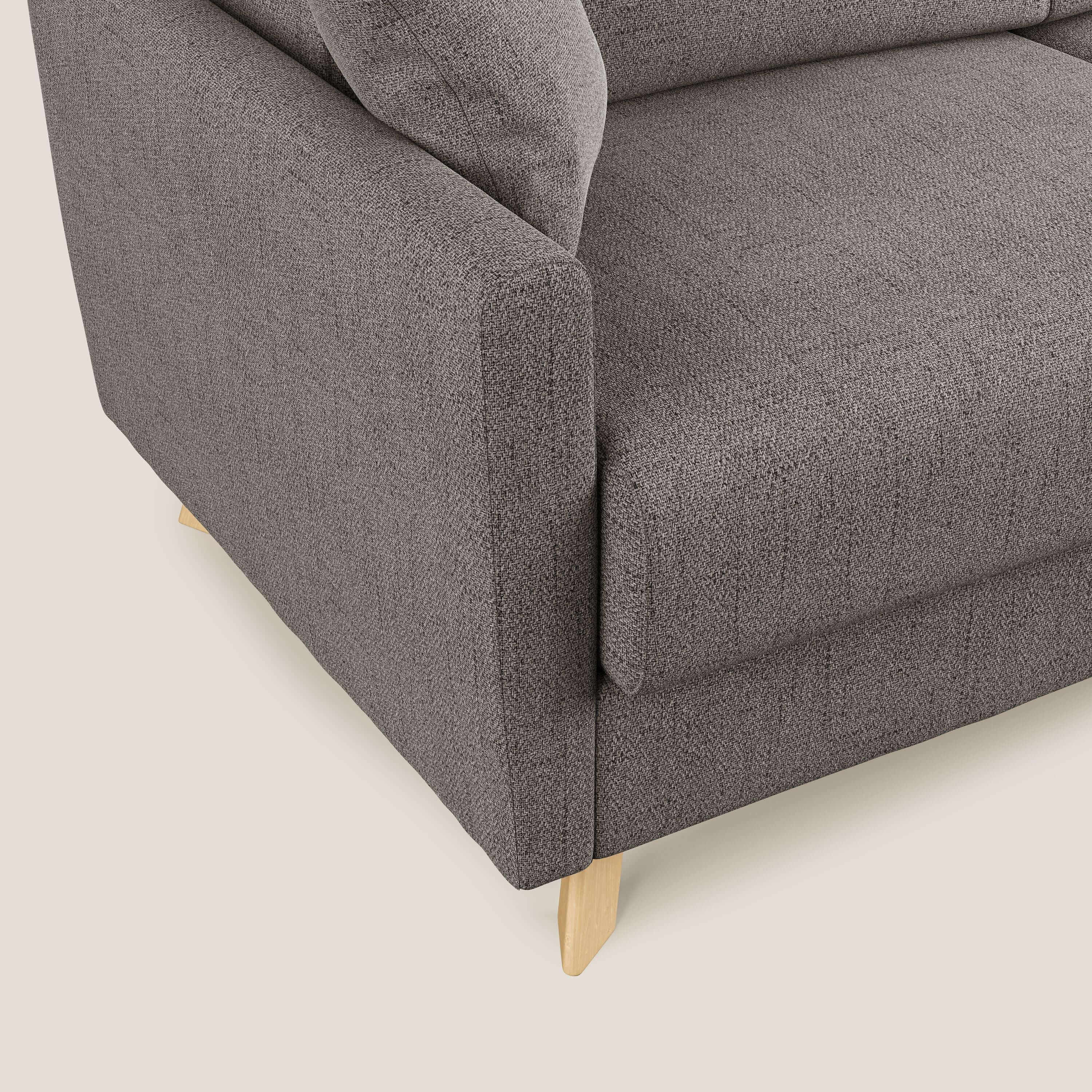 Edgar divano letto angolare in tessuto felis impermeabile T03 talpa - divani.store