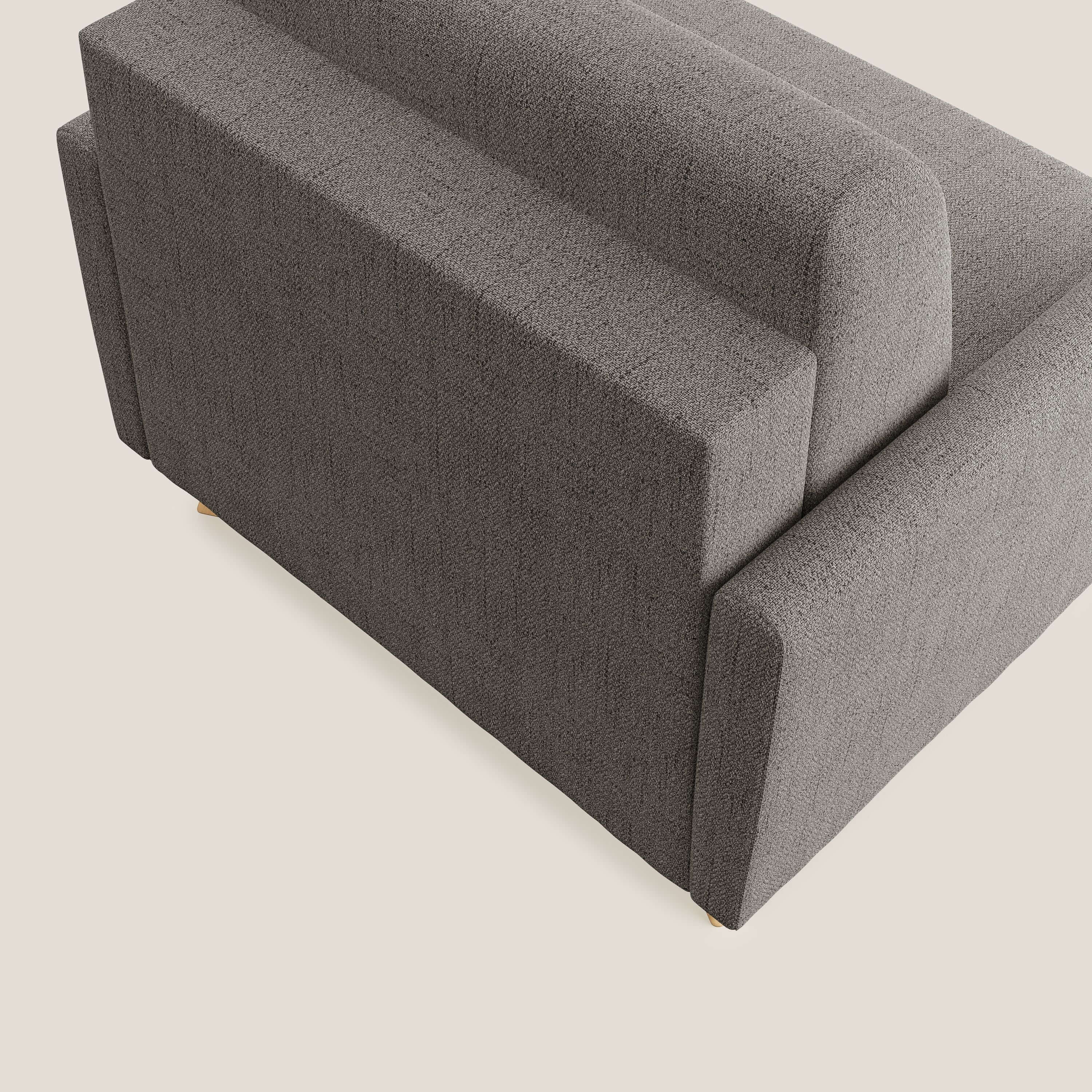 Edgar poltrona letto in tessuto felis impermeabile T03 talpa - divani.store