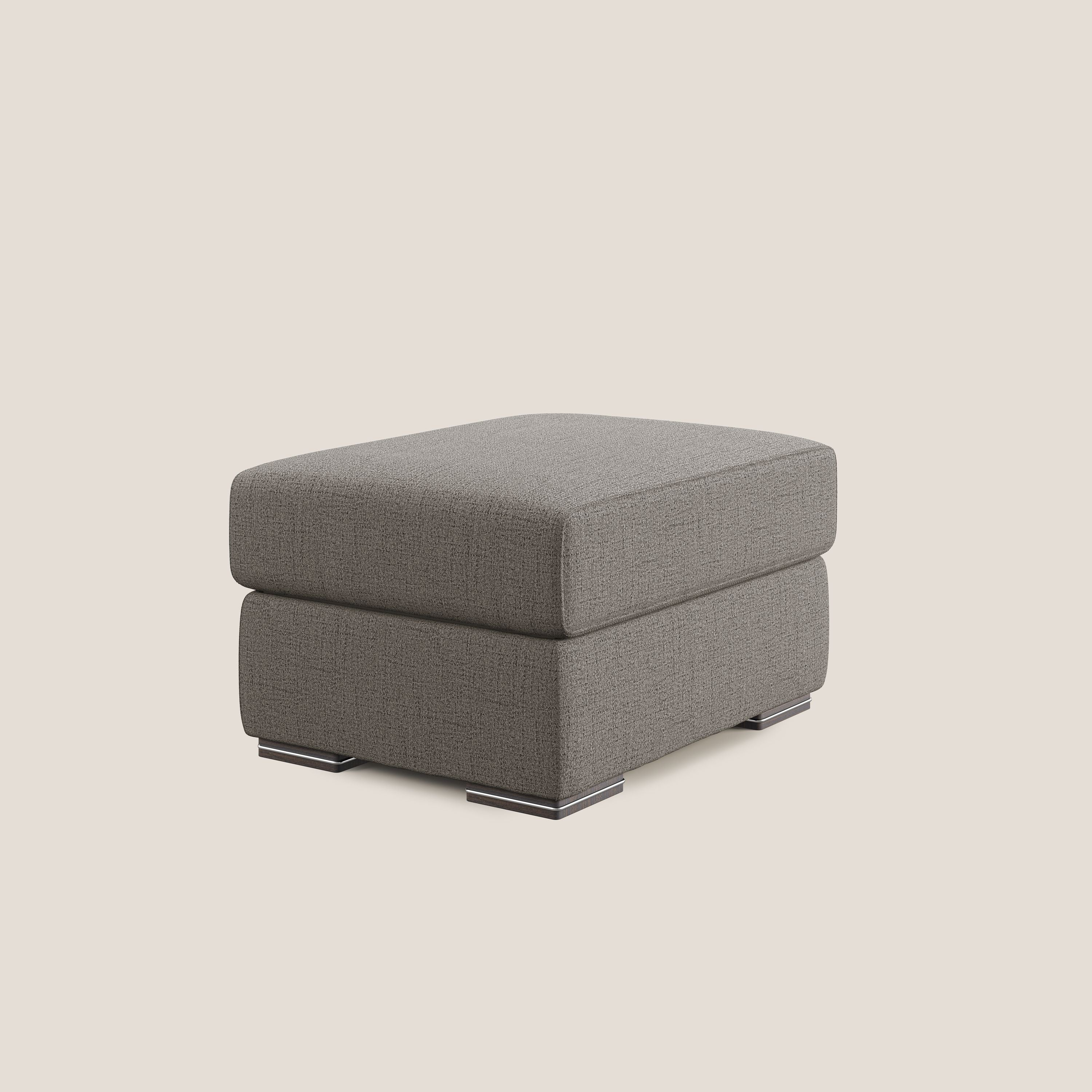 Sun pouf apribile contenitore in tessuto impermeabile fiammato T03 talpa - divani.store