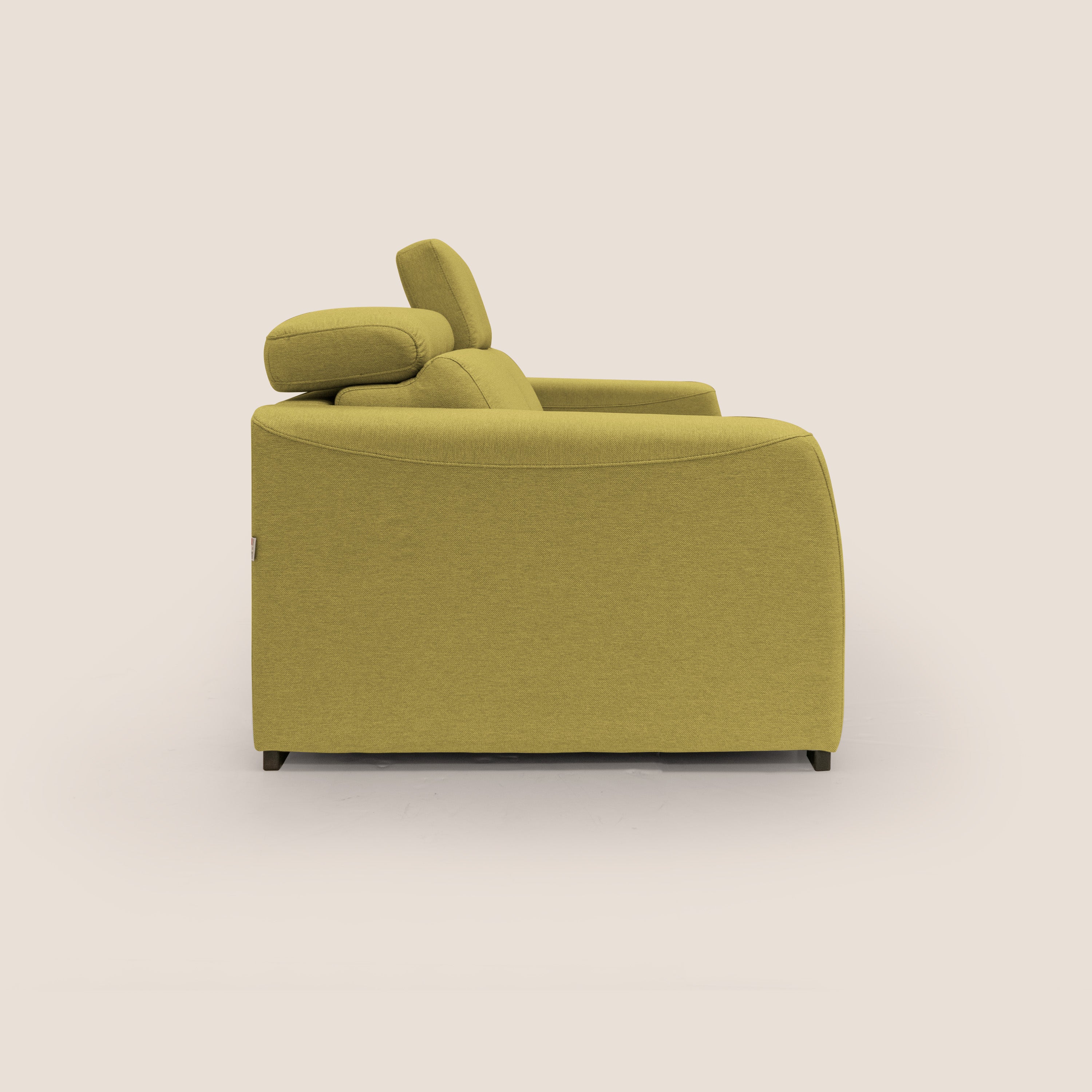 Poseidon canapé lit convertible + RELAX électrique en tissu imperméable détachable T05 jaune