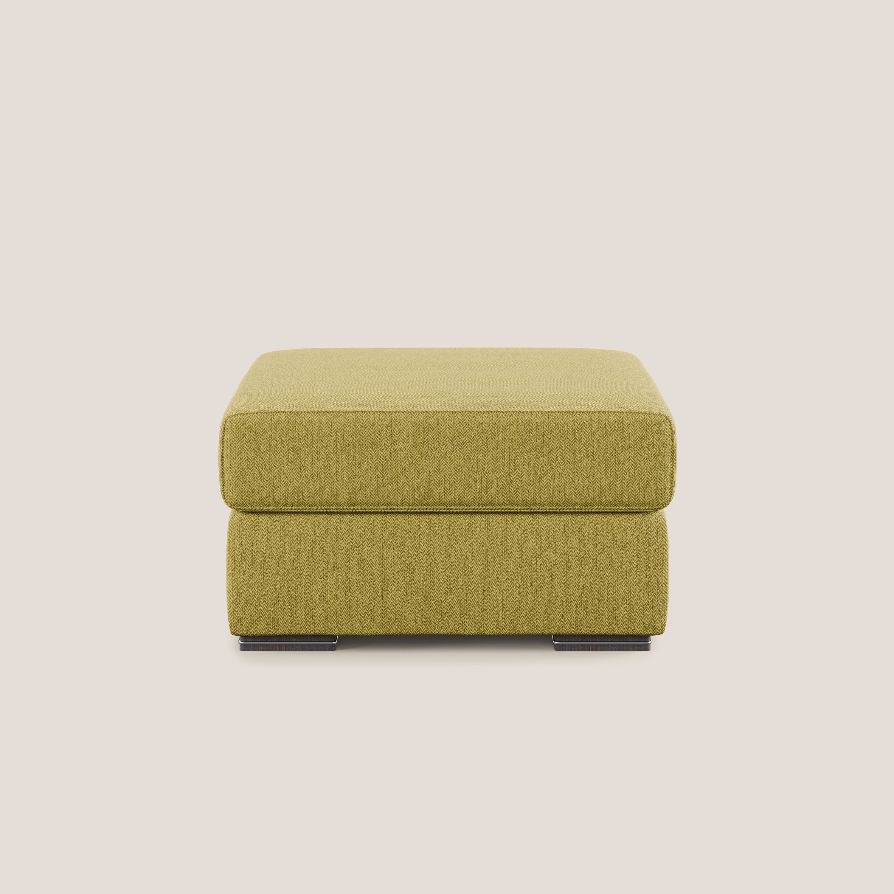 Sun pouf apribile contenitore in tessuto smacchiabile ad acqua T05 giallo - divani.store