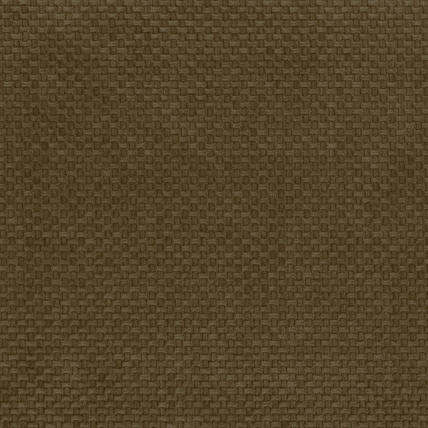 Il primo piano di Personalizzazione in T26 di Divani.Store mostra un tessuto marrone testurizzato con un piccolo motivo quadrato a intreccio di canestri. La superficie tattile appare leggermente sollevata, aggiungendo profondità e sottili variazioni al tono del marrone.