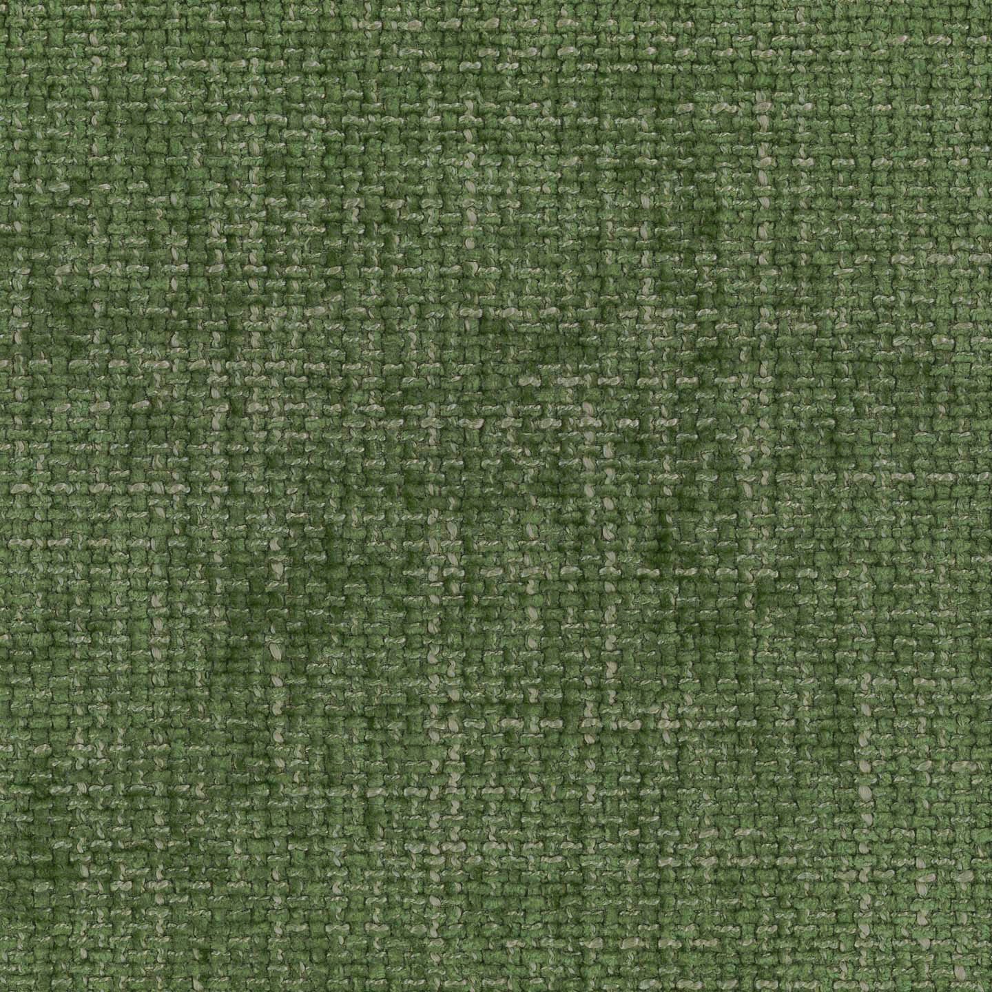 Primo piano di Personalizzazione in T10 di Divani.Store: tessuto verde dalla trama leggermente ruvida. L'intreccio di fili in varie tonalità di verde crea un sottile motivo a scacchiera e un aspetto tessile tattile.