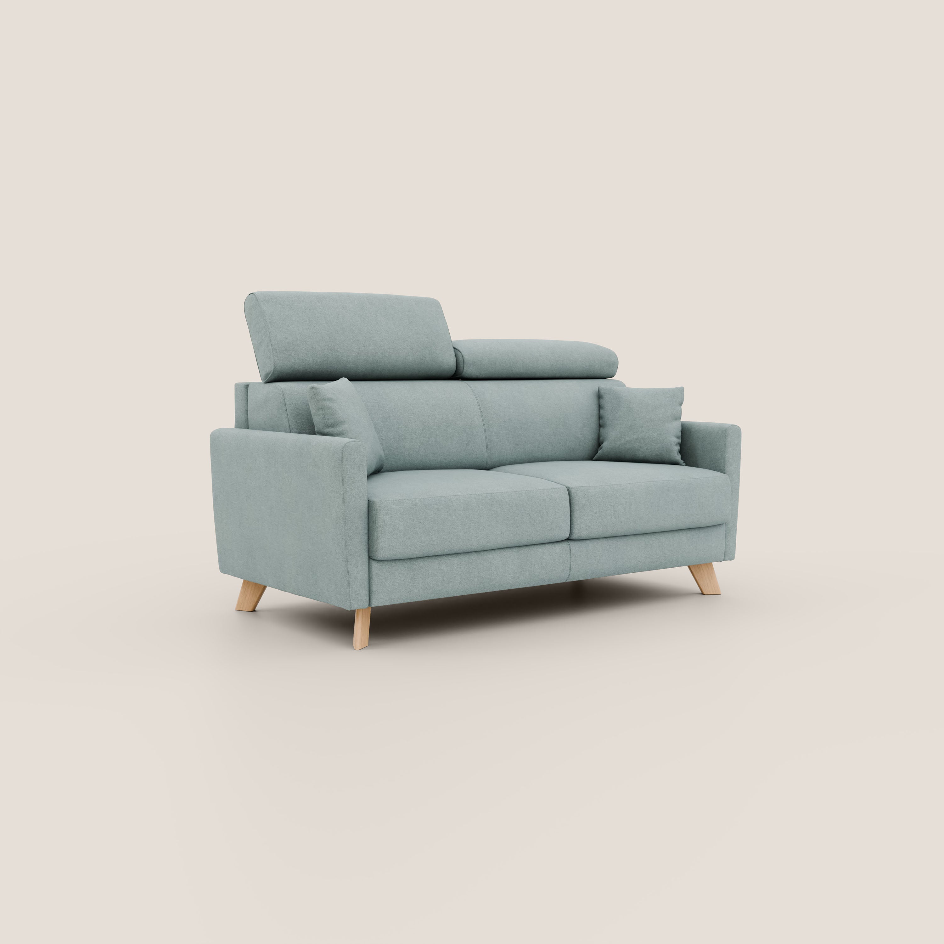 Francy - canapé convertible avec têtières réglables en tissu détachable - Vue supplémentaire 1