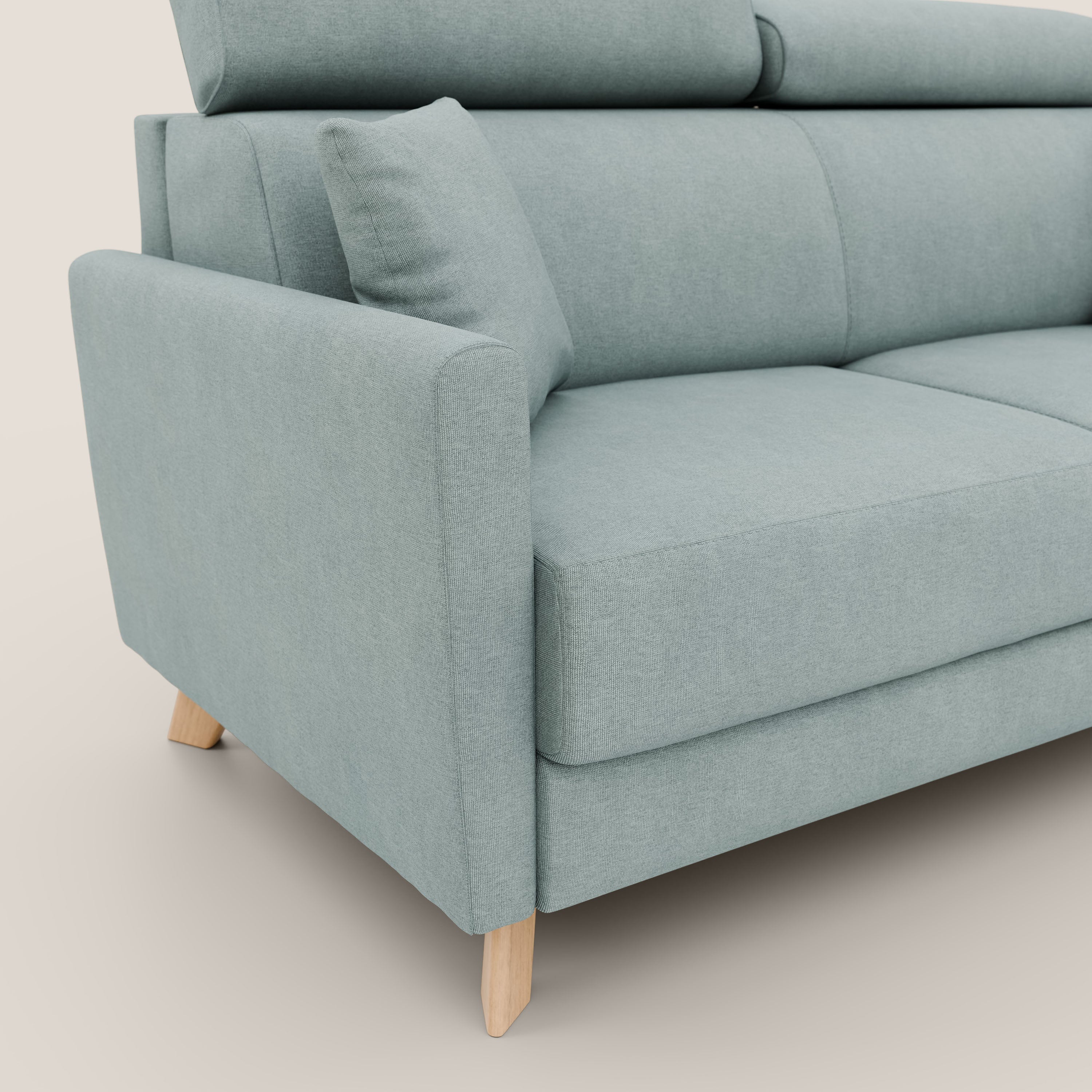 Francy - canapé convertible avec têtières réglables en tissu détachable - Vue supplémentaire 3