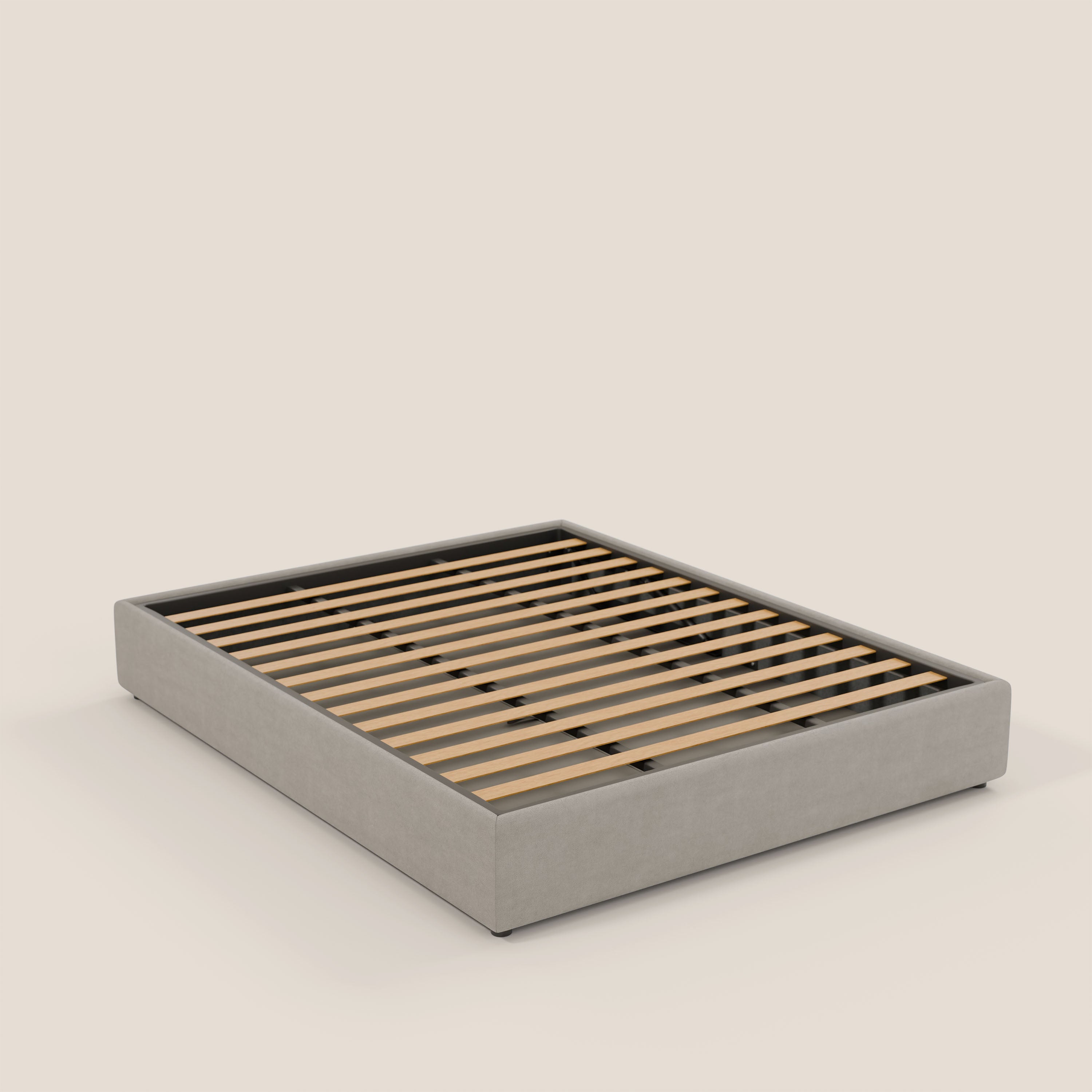 Ina sommier con ampio contenitore in microfibra smacchiabile ed impermeabile T11 - divani.store