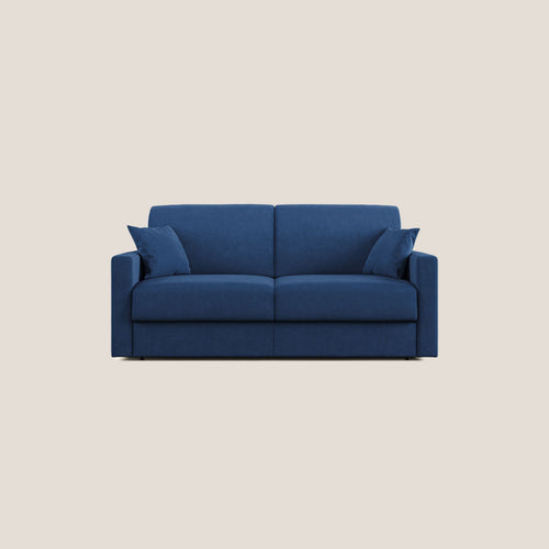 Chris Divano letto in microfibra smacchiabile T11 blu - divani.store