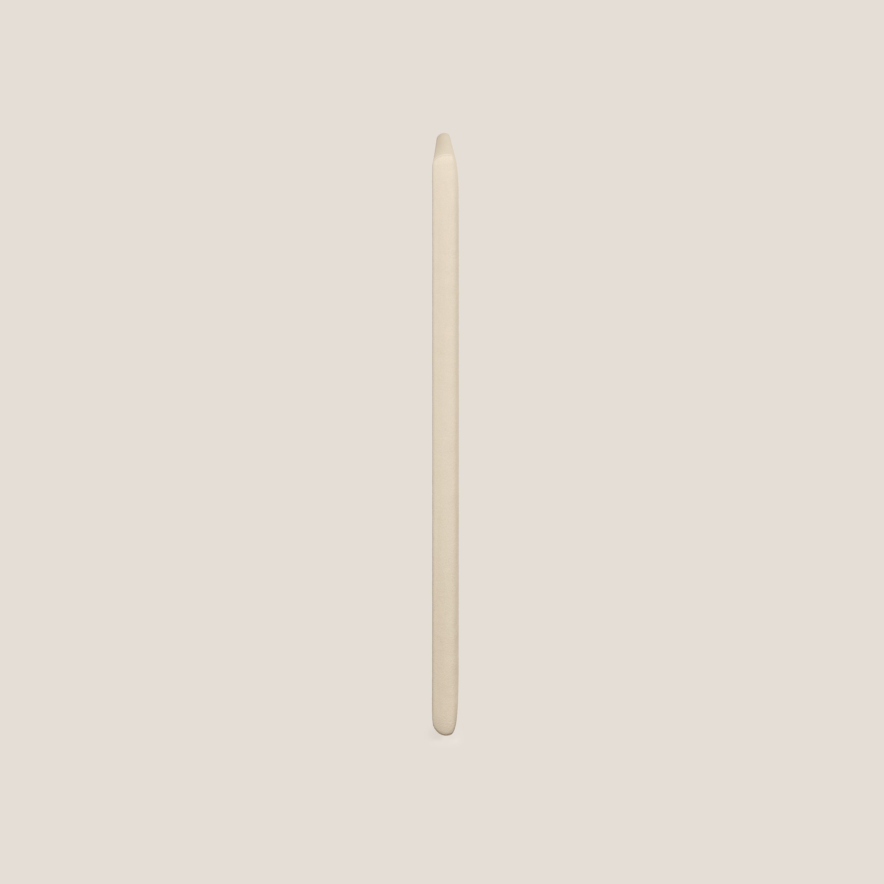 Testata pannello a muro piccola di varie dimensioni in microfibra smacchiabile T11 tortora - divani.store